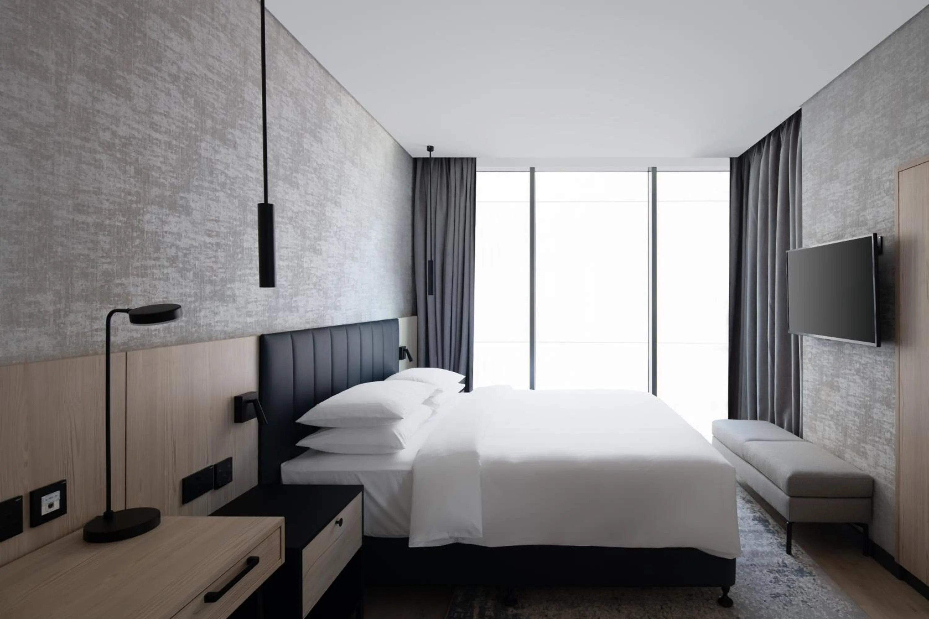 Bedroom, Bed in Park Inn by Radisson Hotel & Apartments Kuwait