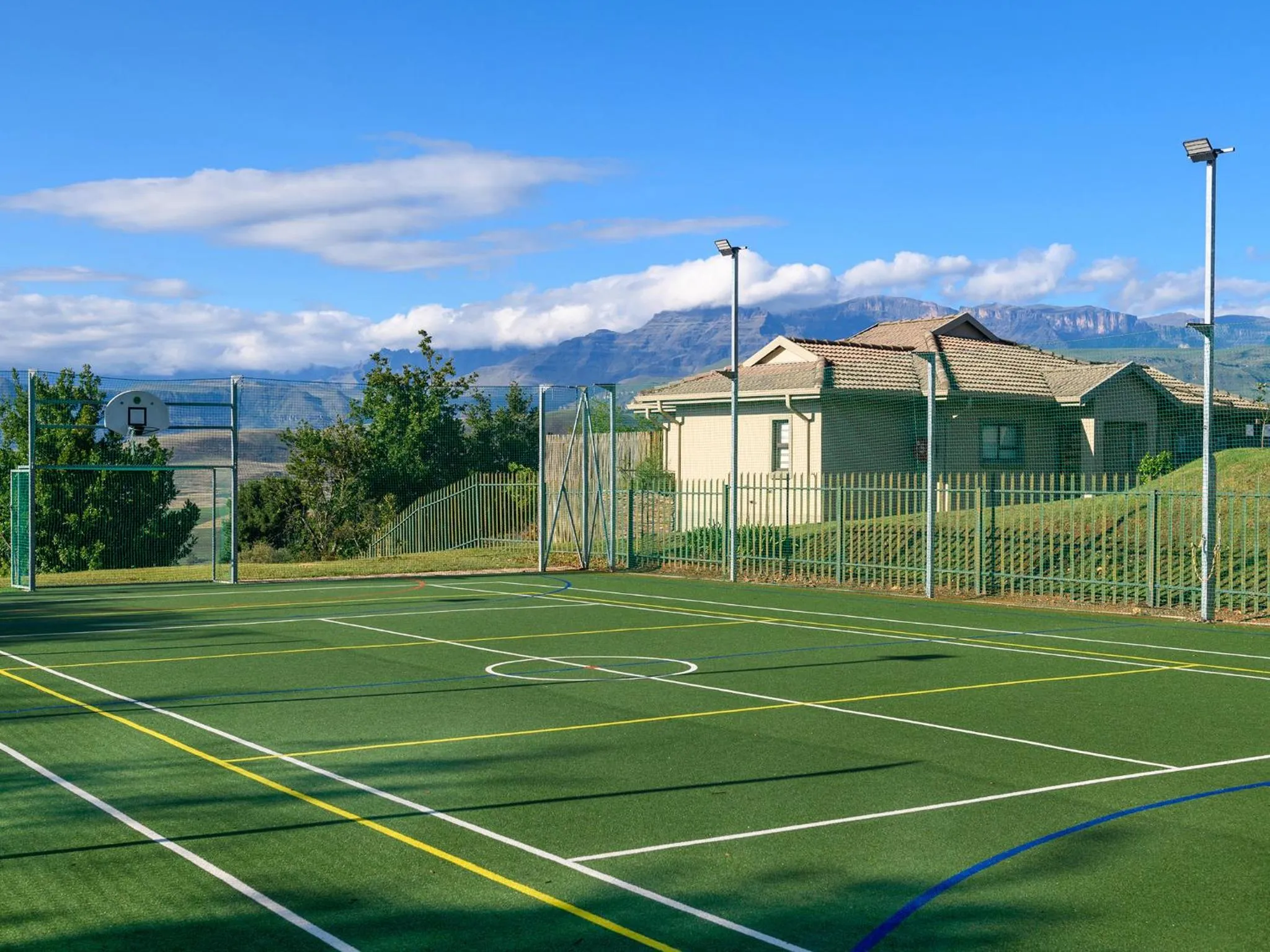 Tennis court in Cayley Mountain Resort