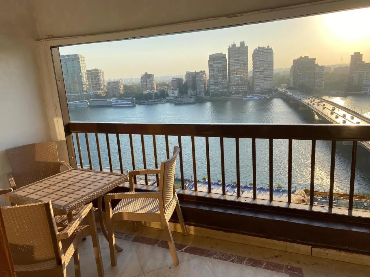 Balcony/Terrace in Nile sky hotel and suites