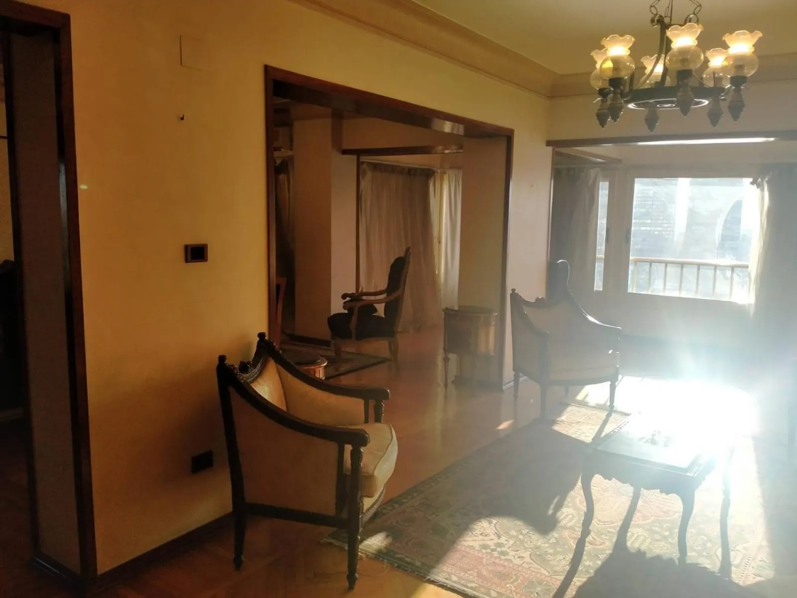 Living room in Nile sky hotel and suites