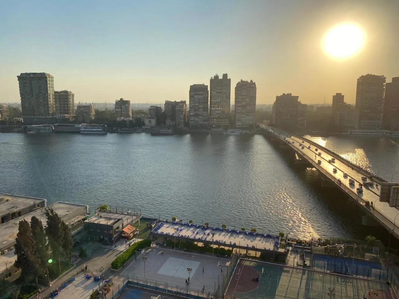 River view in Nile sky hotel and suites