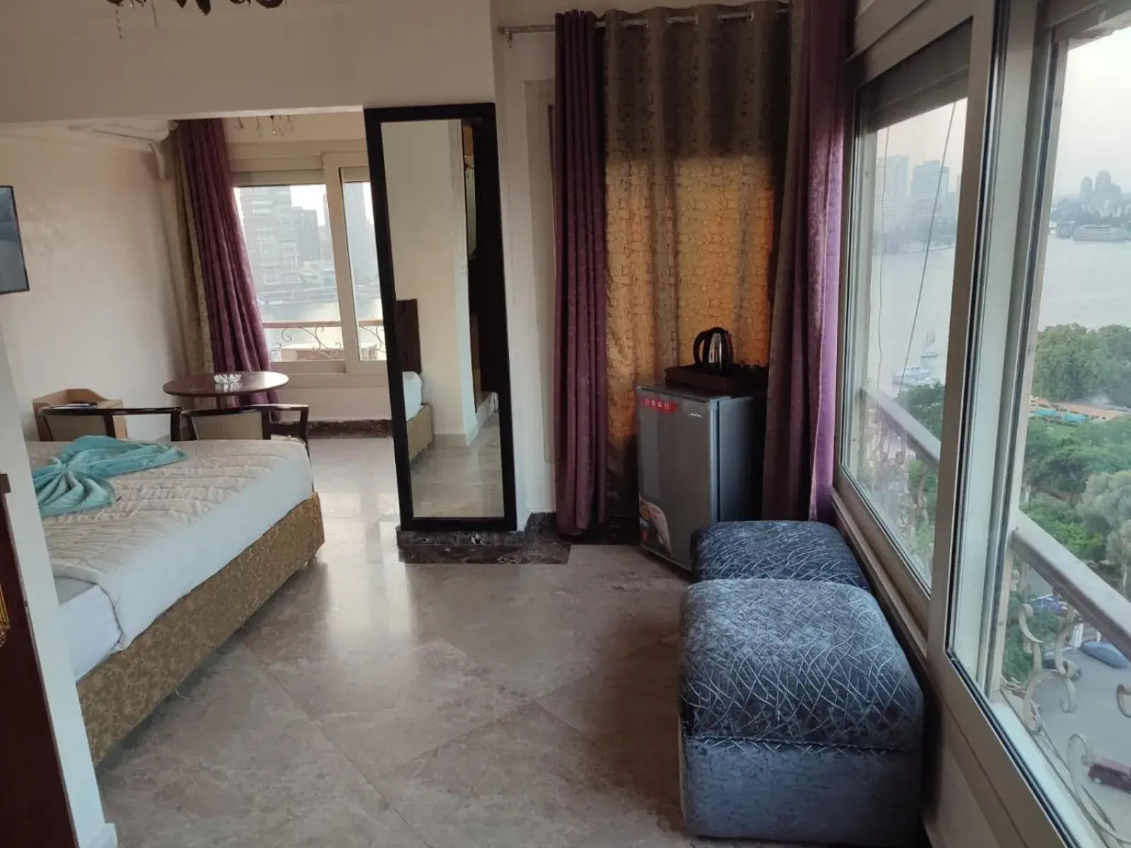 Double Room With Nile view in Nile sky hotel and suites Double Room With Nile view in Nile sky hotel and suites