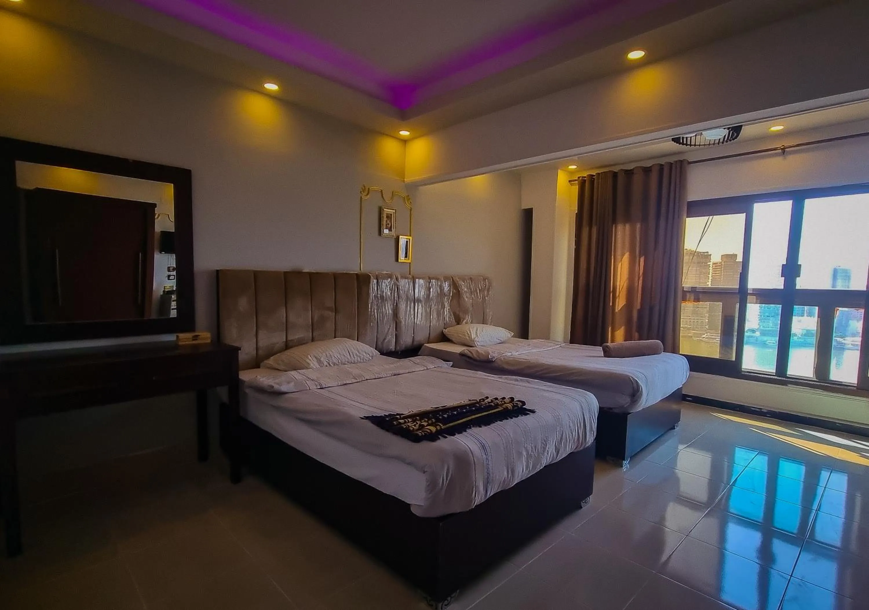 Bedroom, Bed in Nile sky hotel and suites