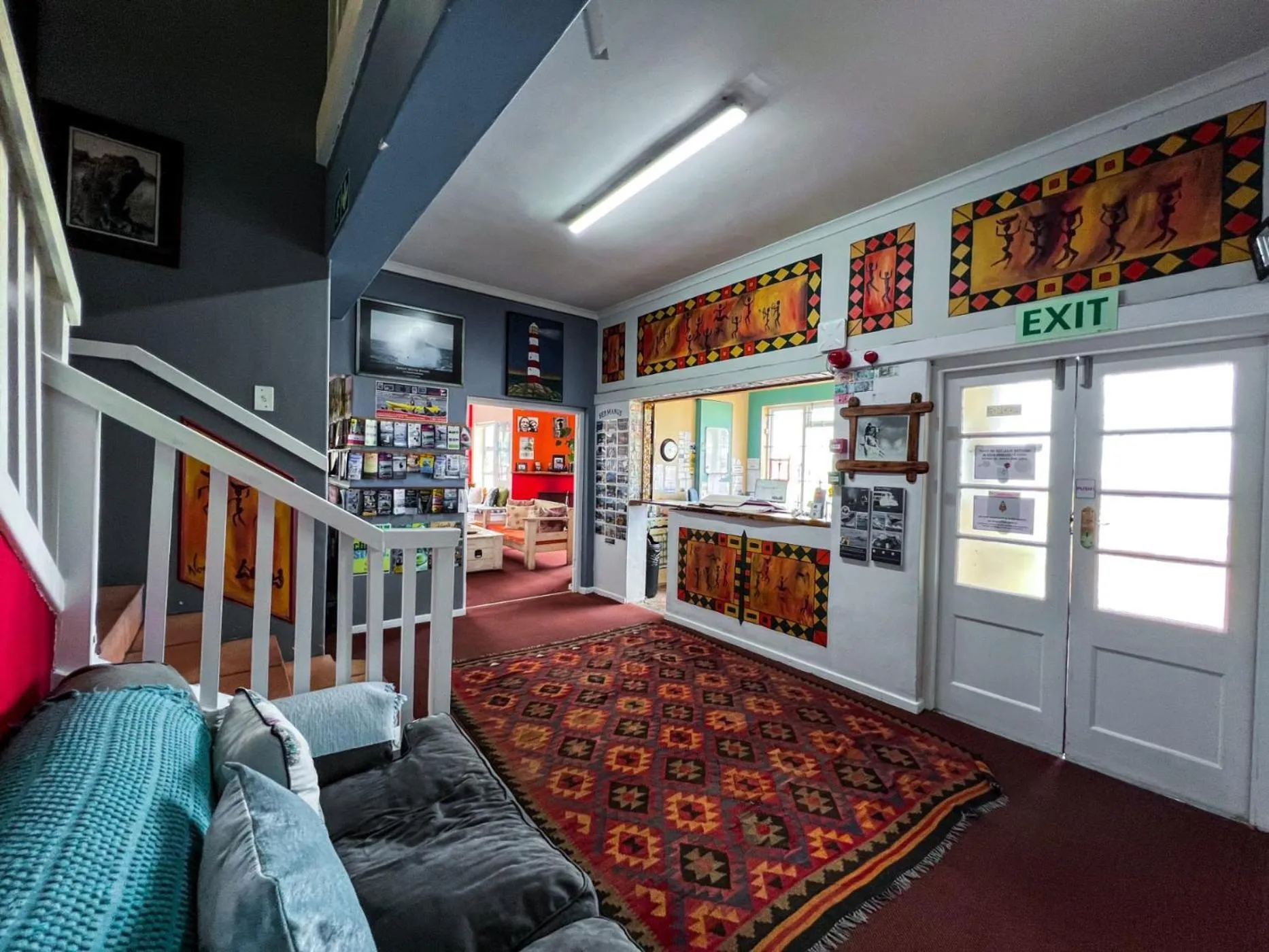 Lobby or reception in Hermanus Backpackers & Budget Accommodation