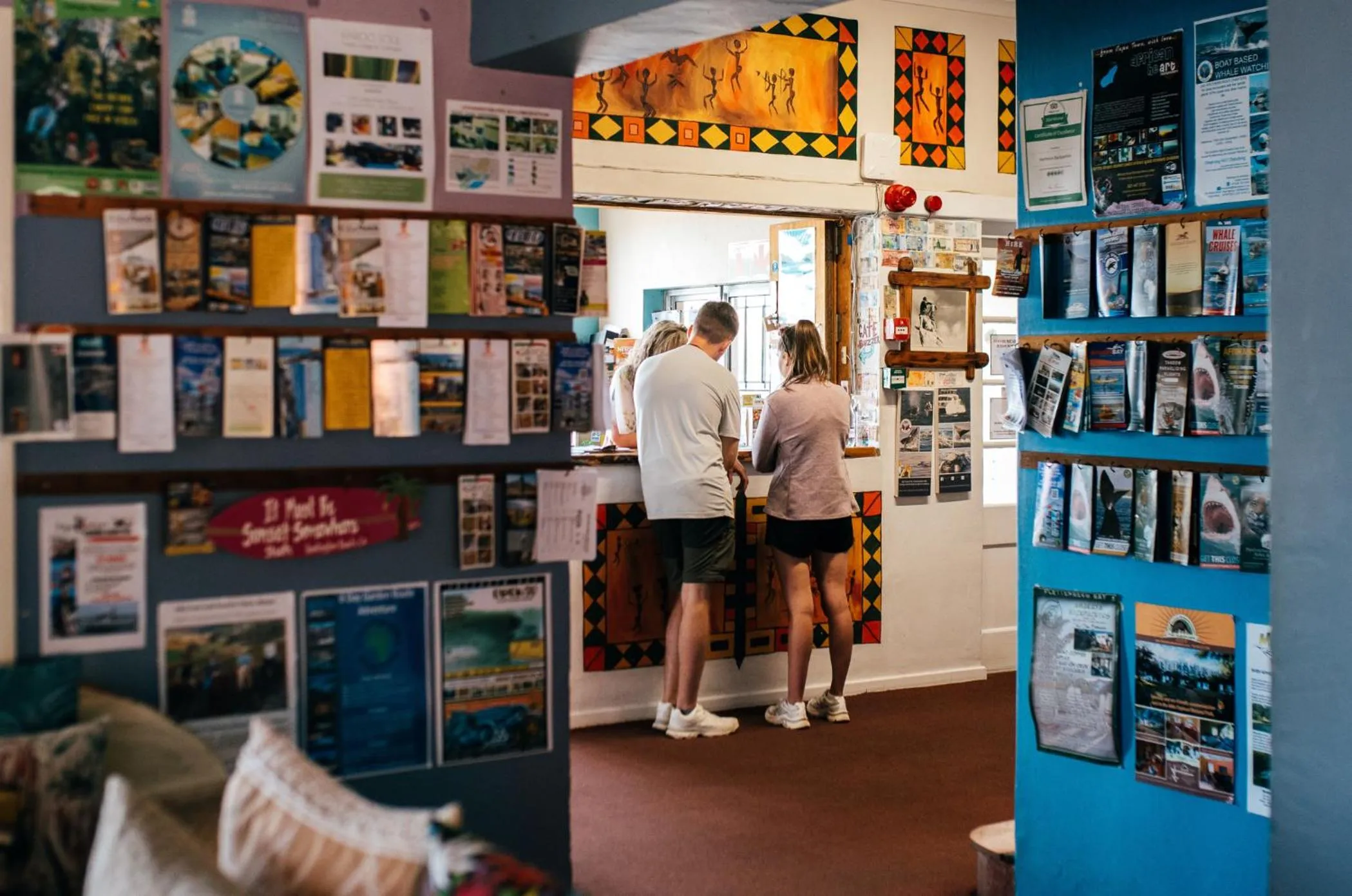 Lobby or reception in Hermanus Backpackers & Budget Accommodation