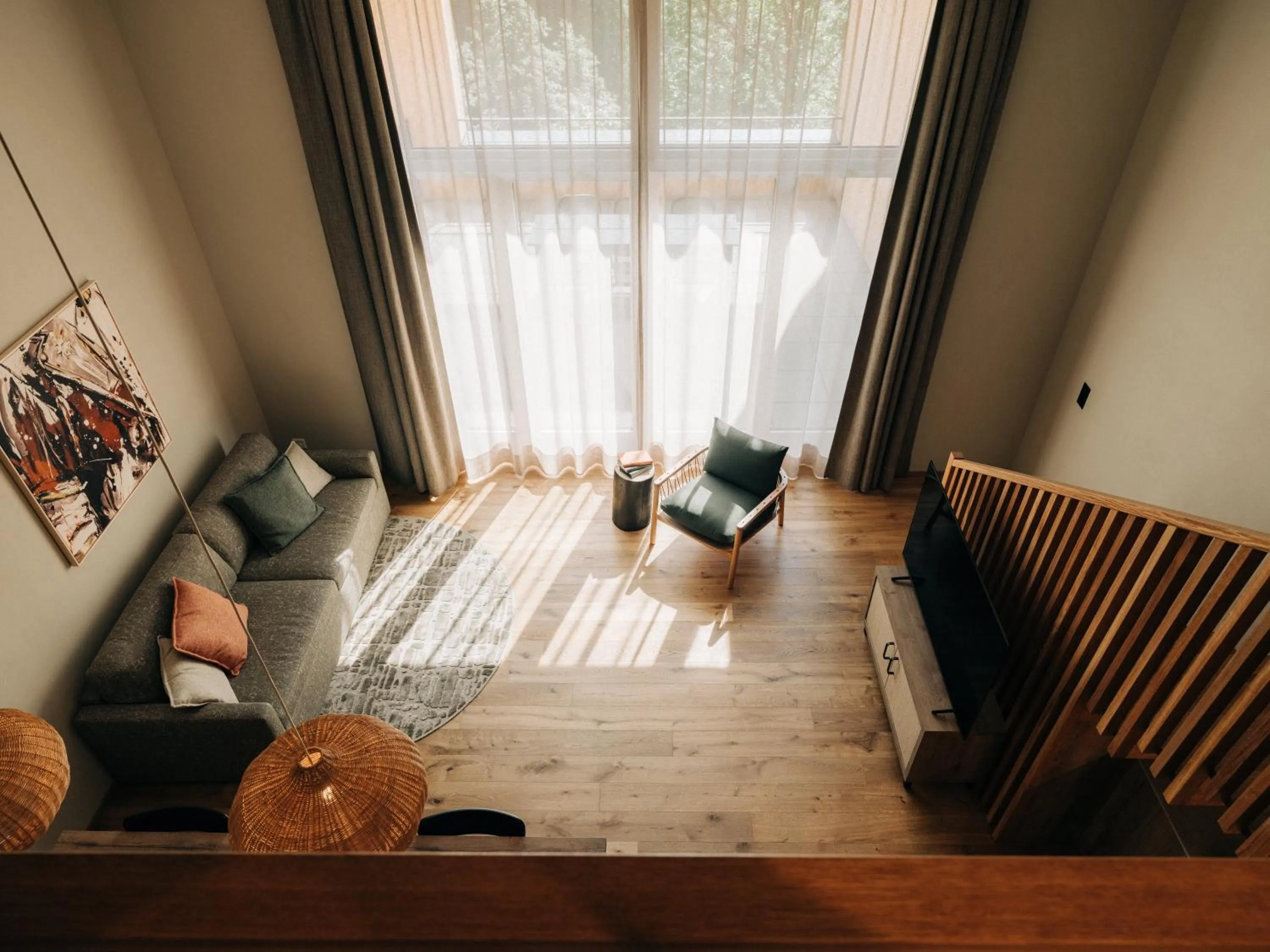 Living room in KURVE Apartments & Lounge