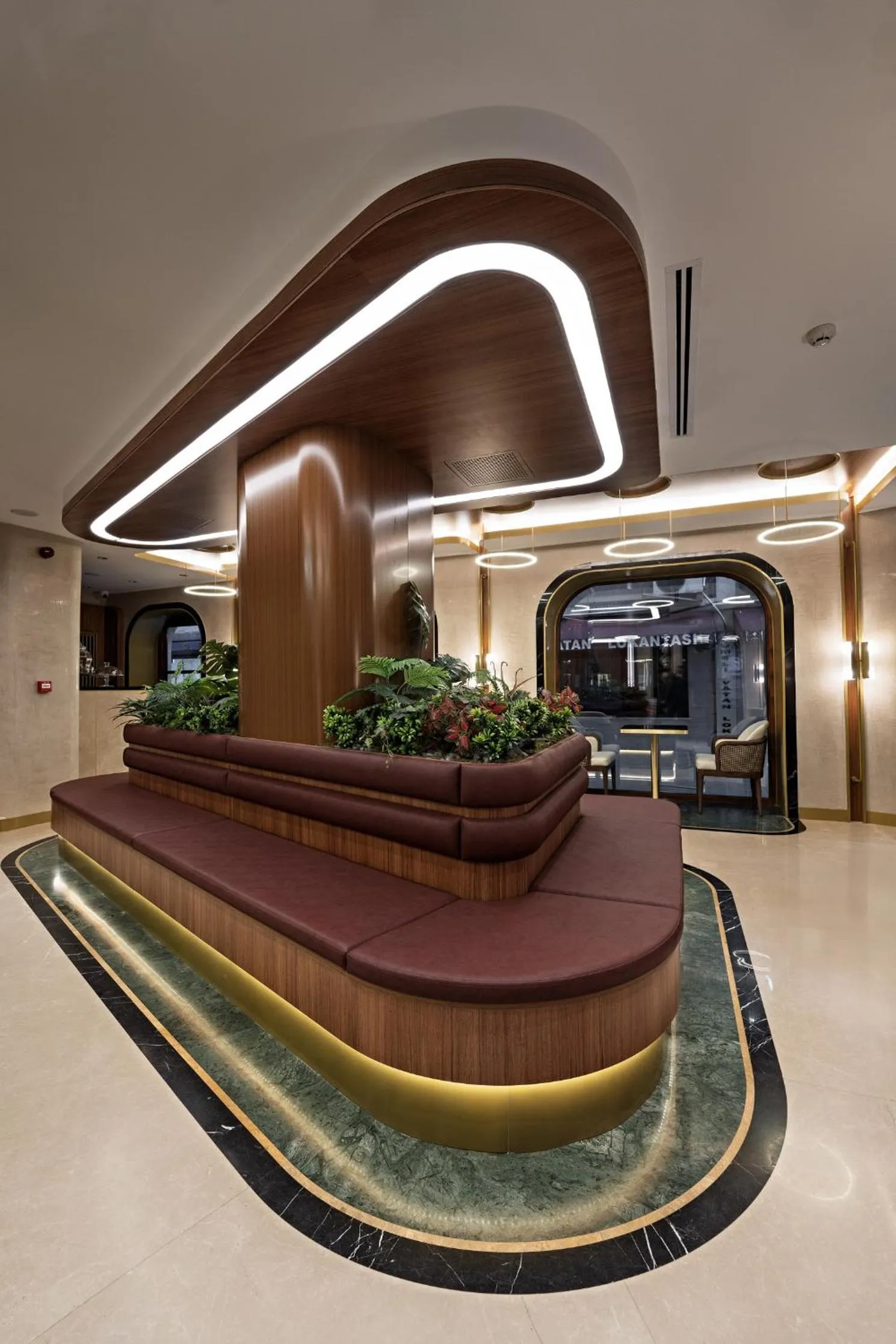 Lobby or reception in Erba Hotel