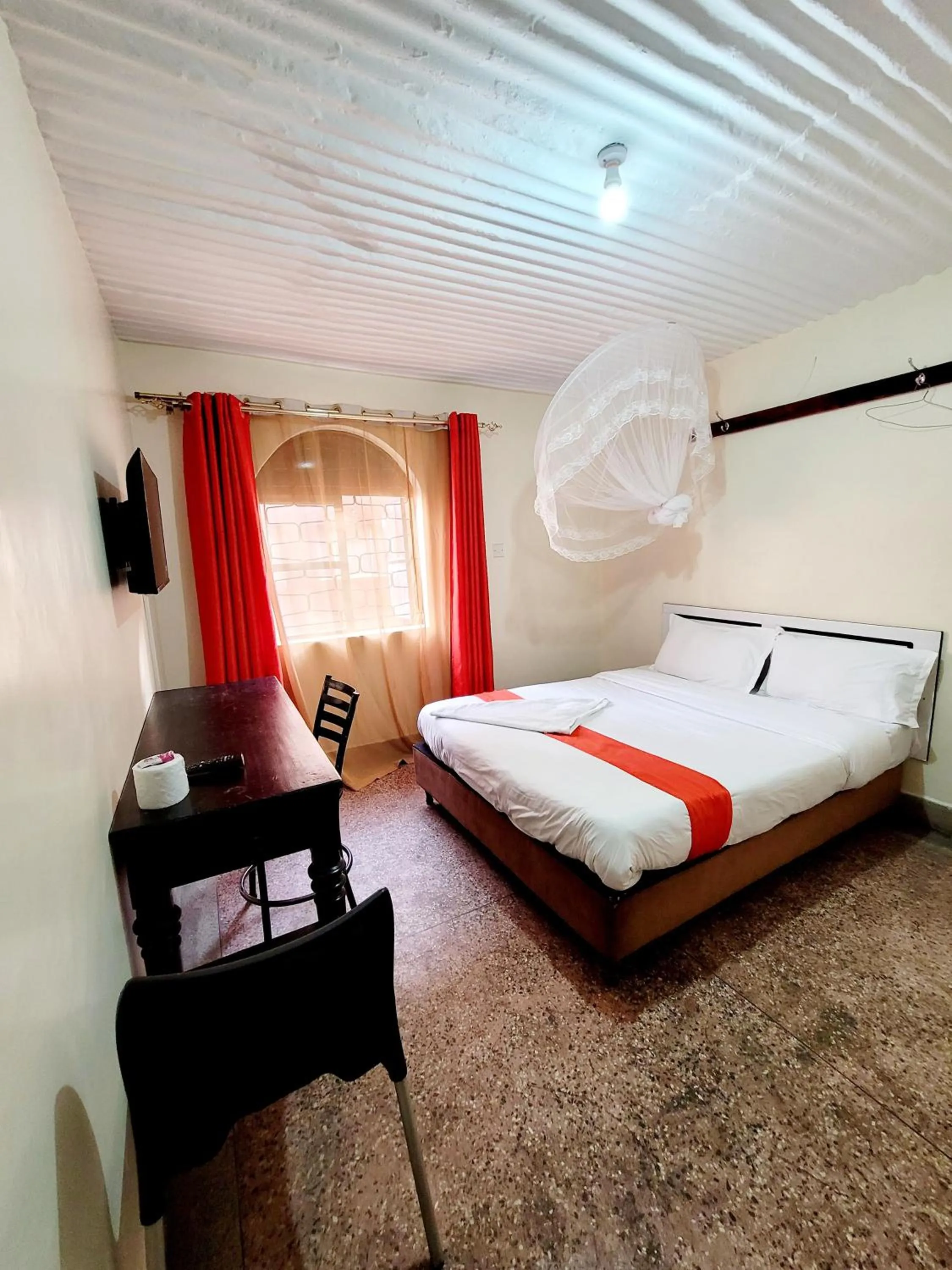 Living room in Nairobi City Space Hotel