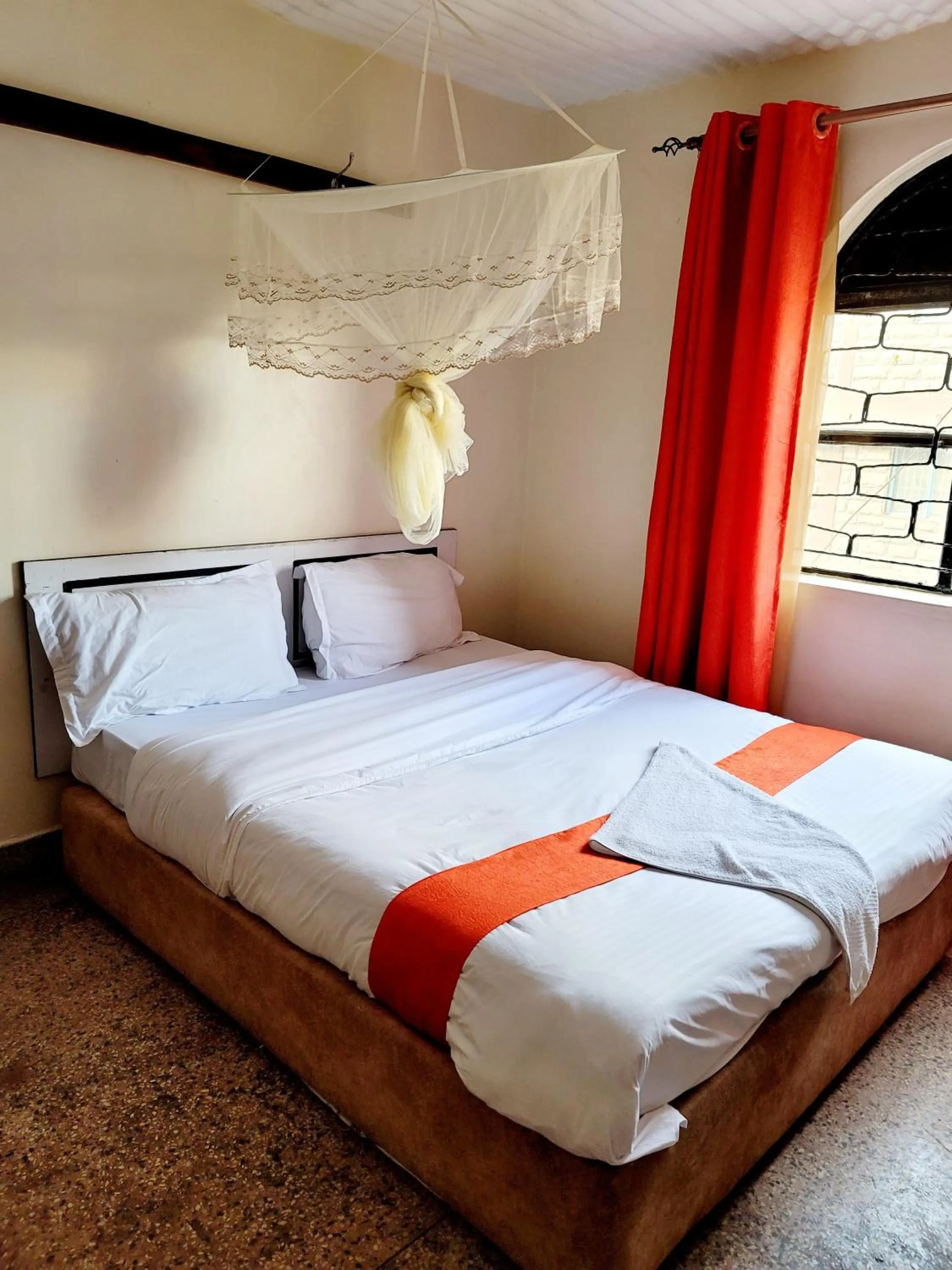 Bed in Nairobi City Space Hotel