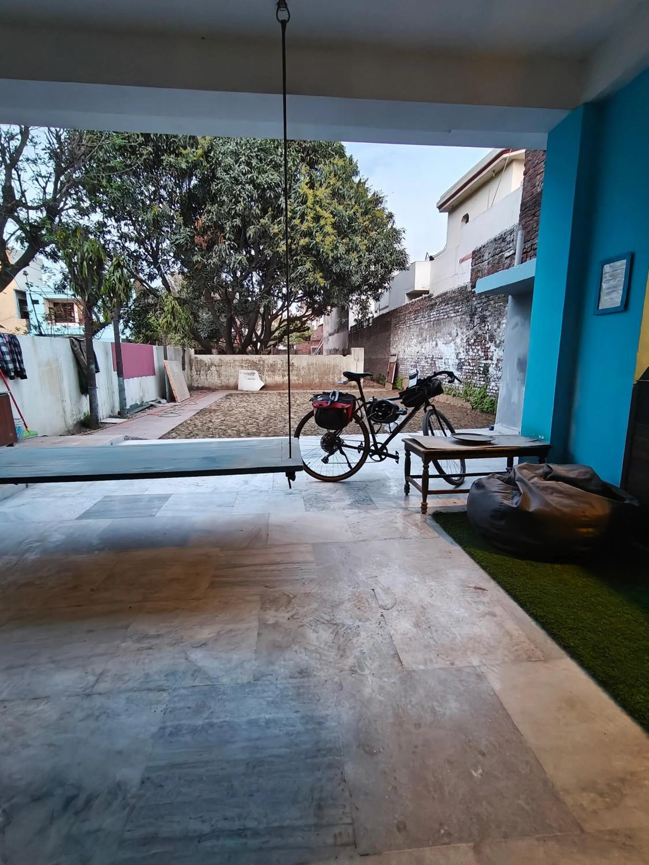 Garden in Backpackers Station