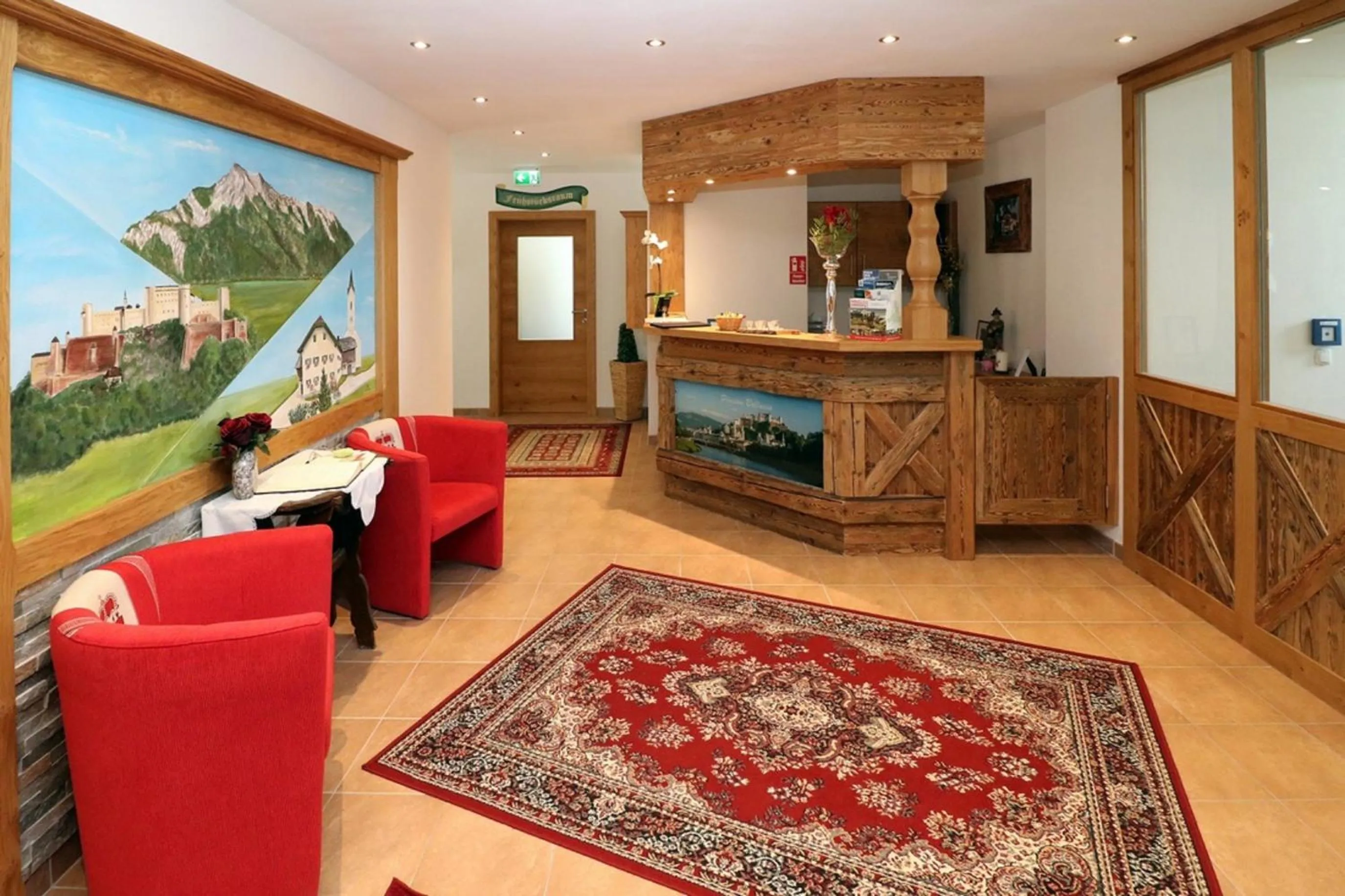 Lobby or reception in Pension Ballwein