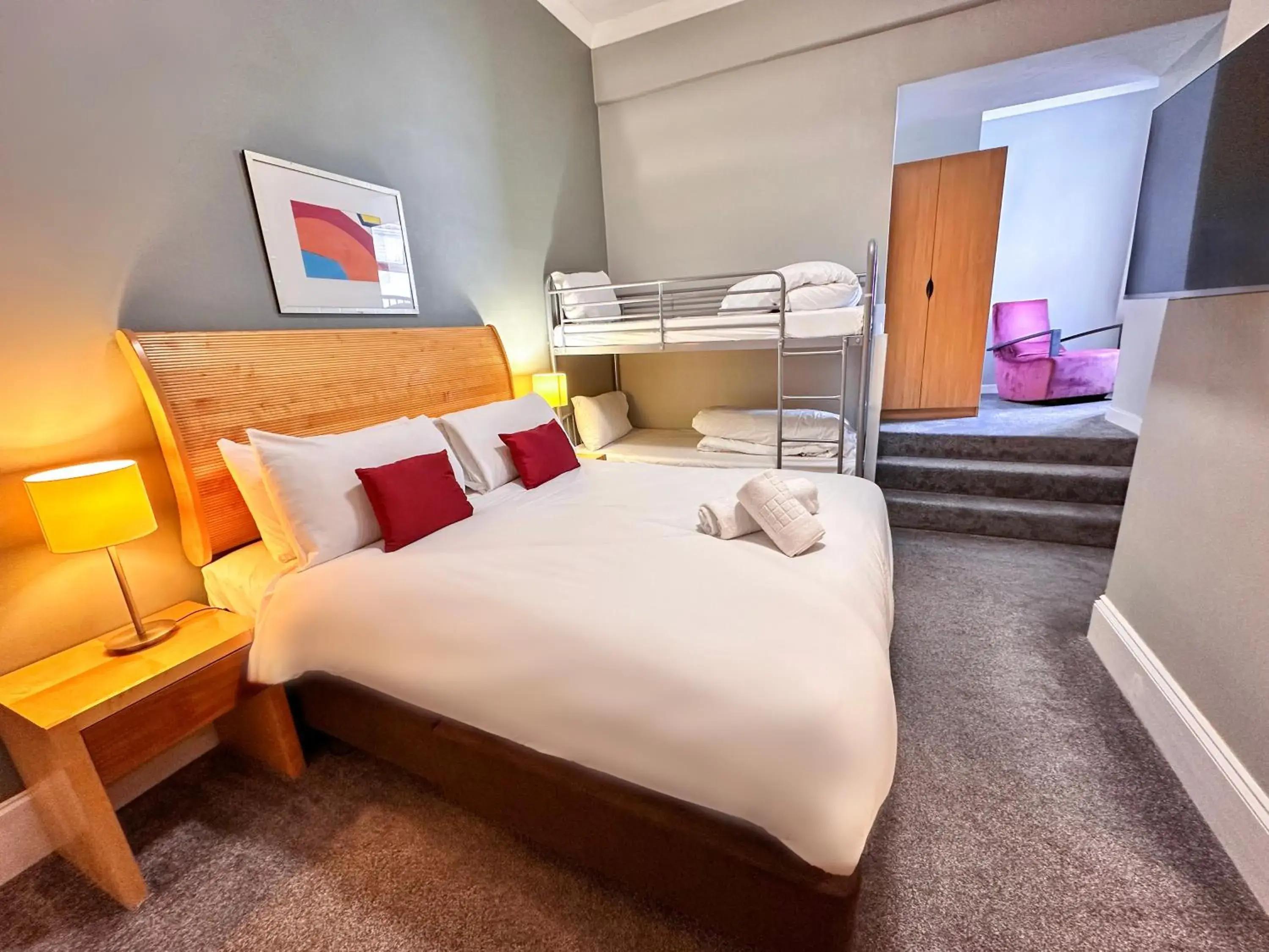 Family Double Room in The Esplanade Hotel by Compass Hospitality Family Double Room in The Esplanade Hotel by Compass Hospitality