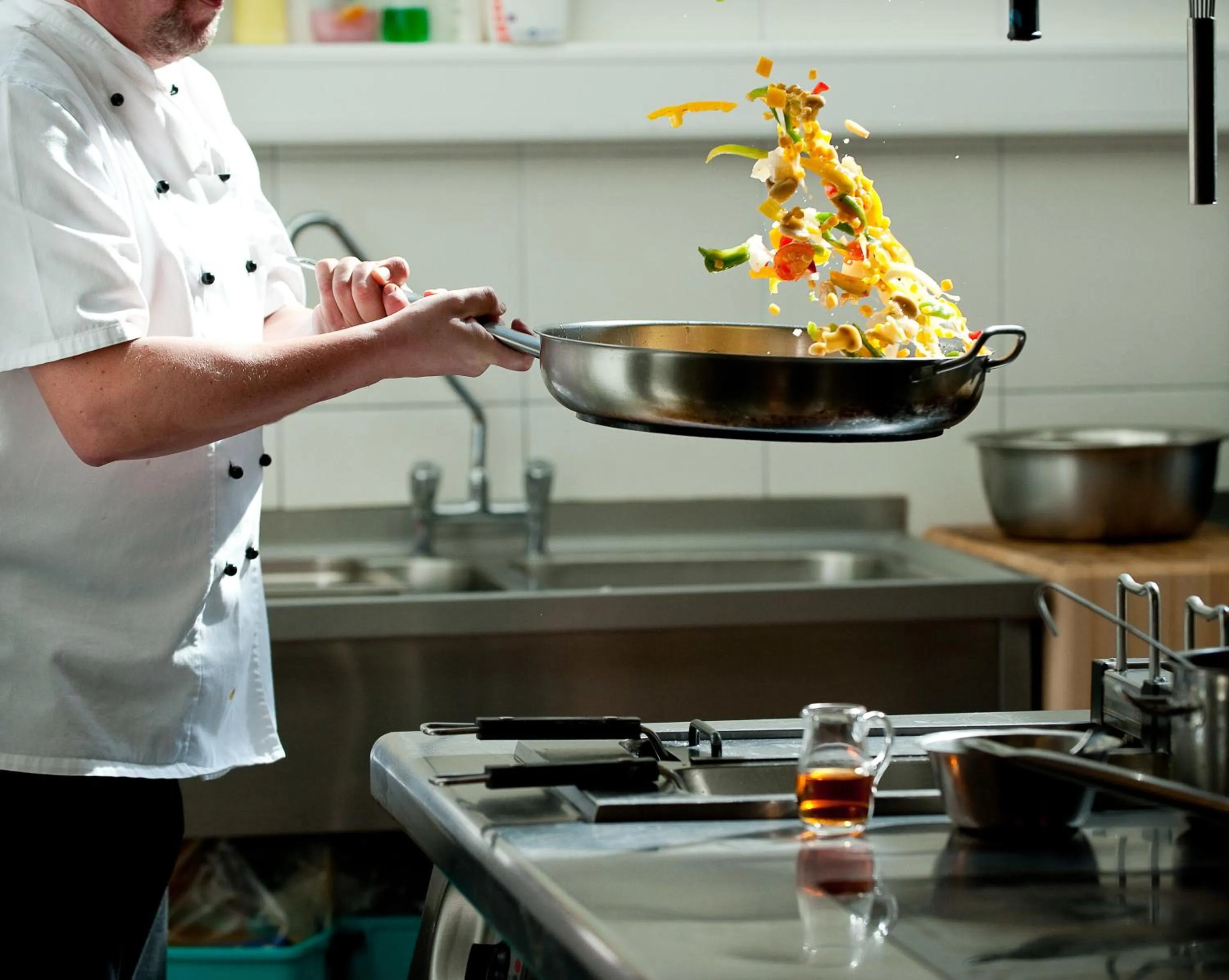Kitchen or kitchenette in Hotel Sportalmmm, Hoch-Genuss