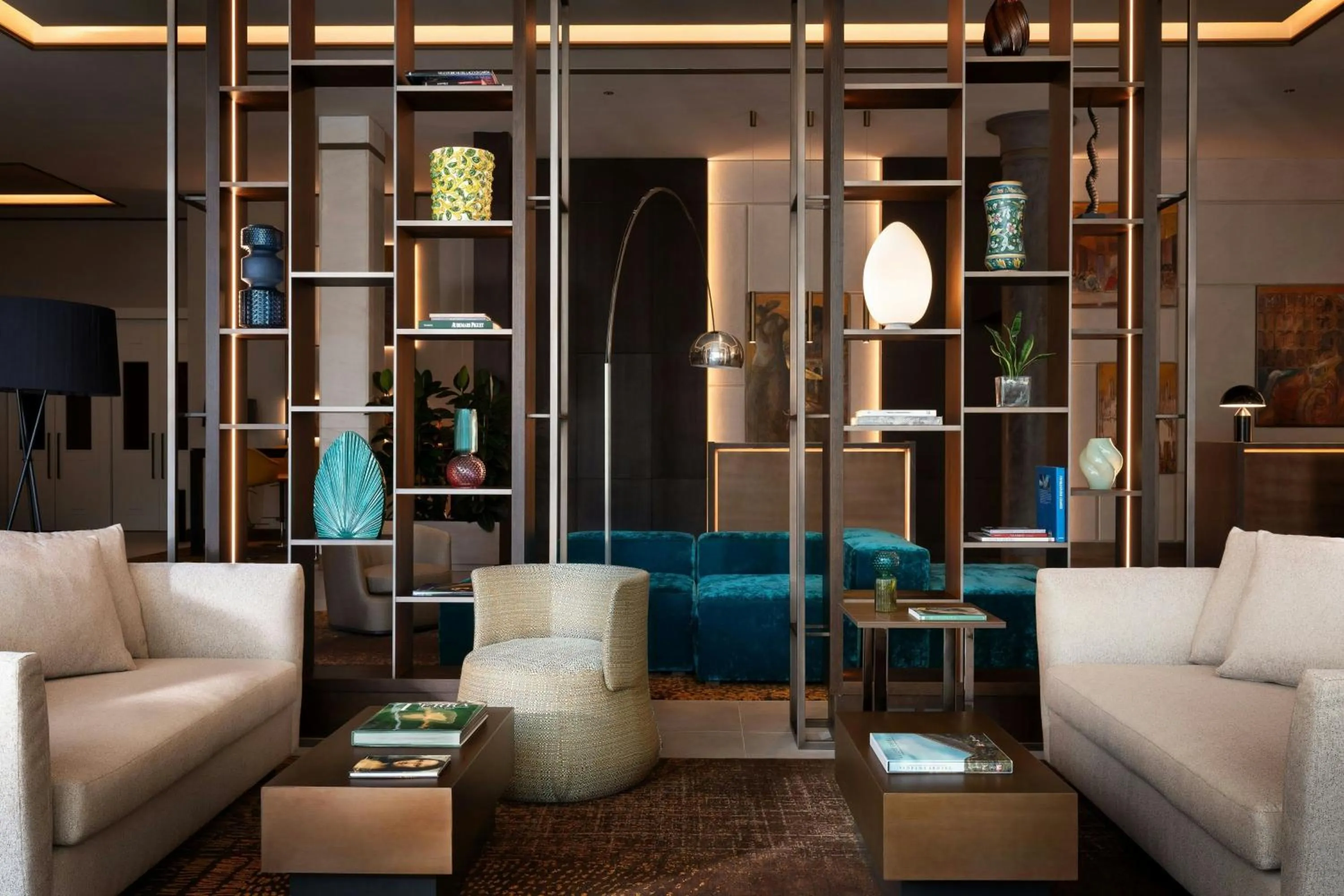 Lobby or reception in Milan Marriott Hotel