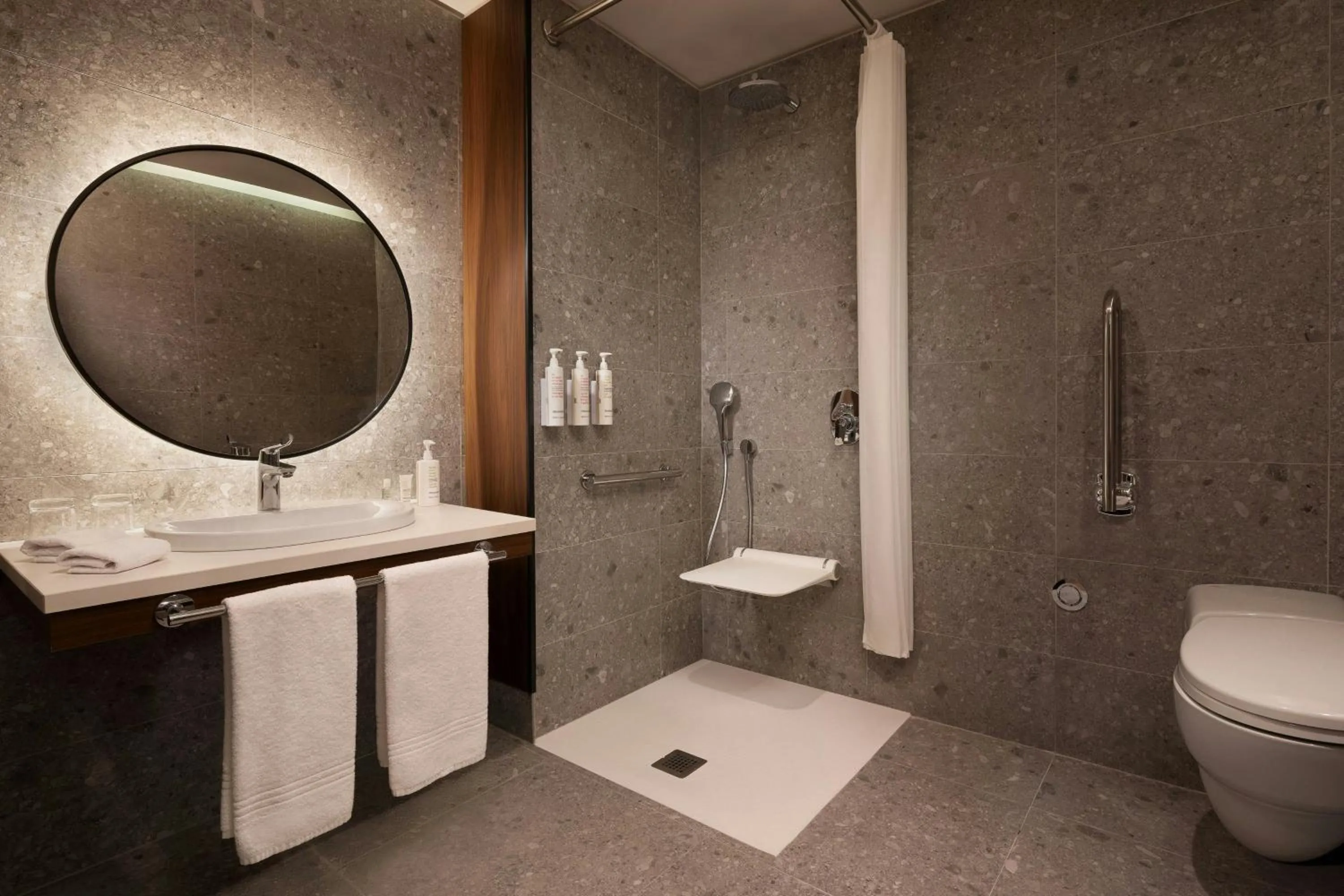 Bathroom in Milan Marriott Hotel