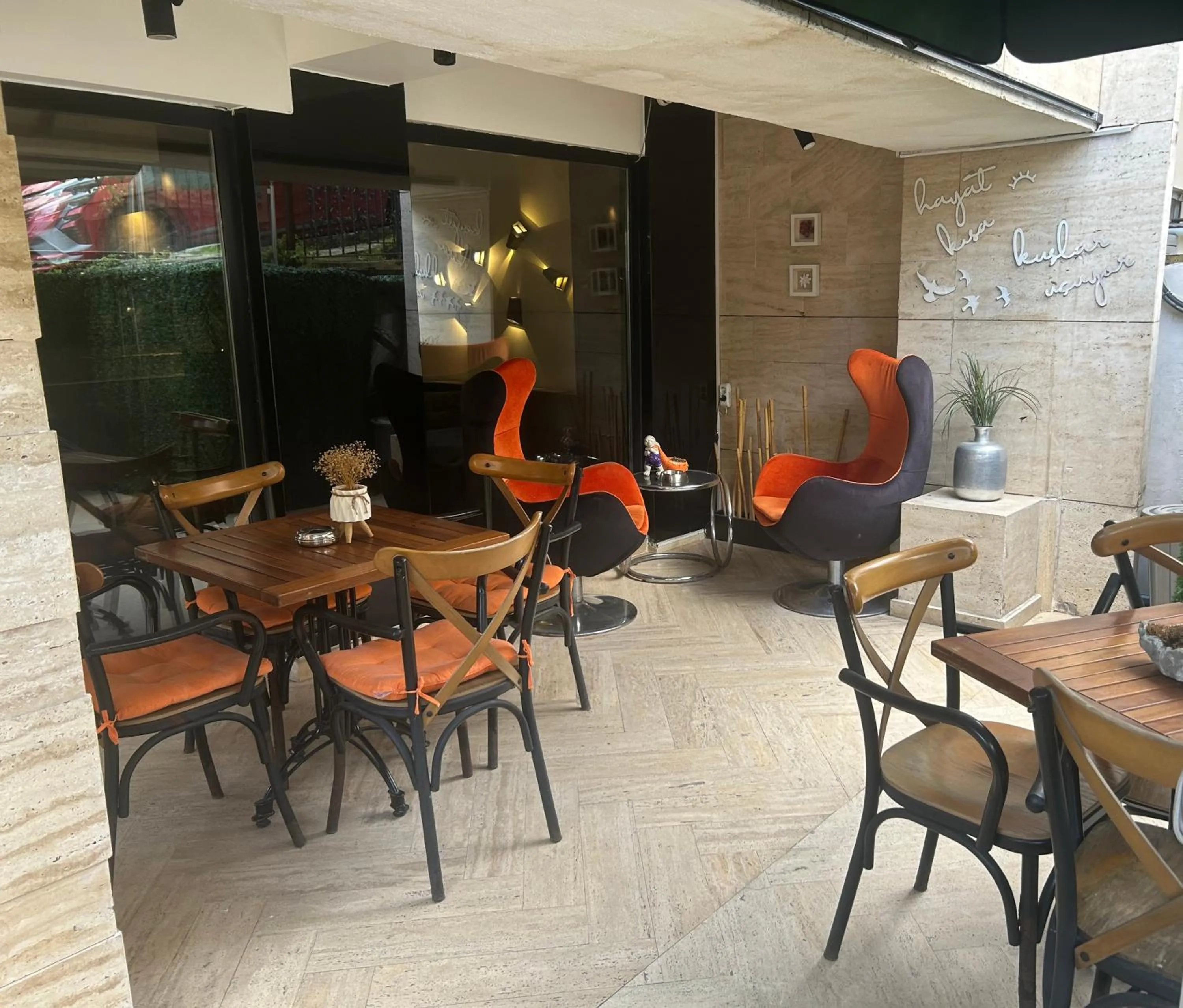 Garden view in The Place Suit & Apartments