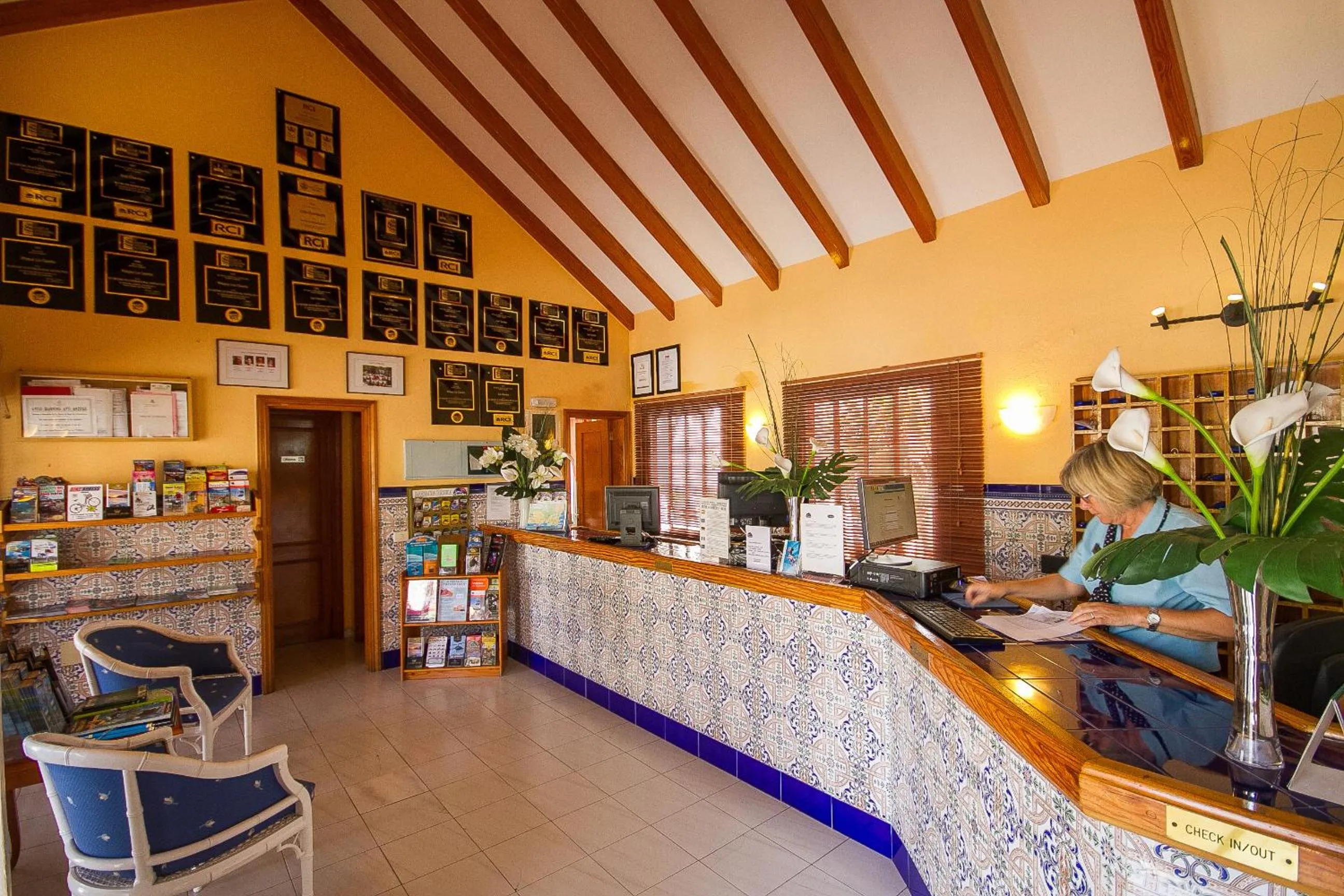 Lobby or reception in Ona Los Claveles