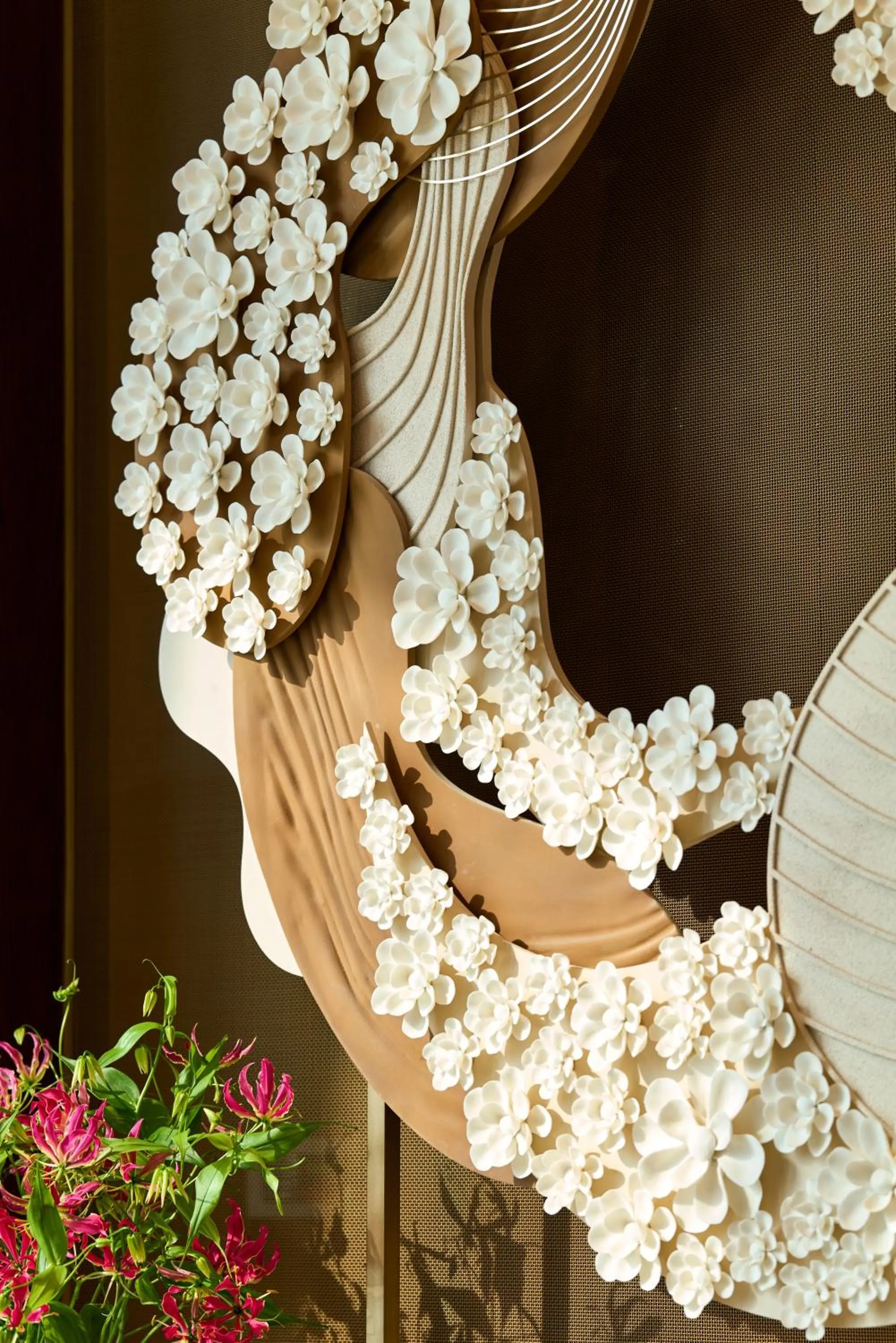 Decorative detail in Mandarin Oriental Downtown, Dubai