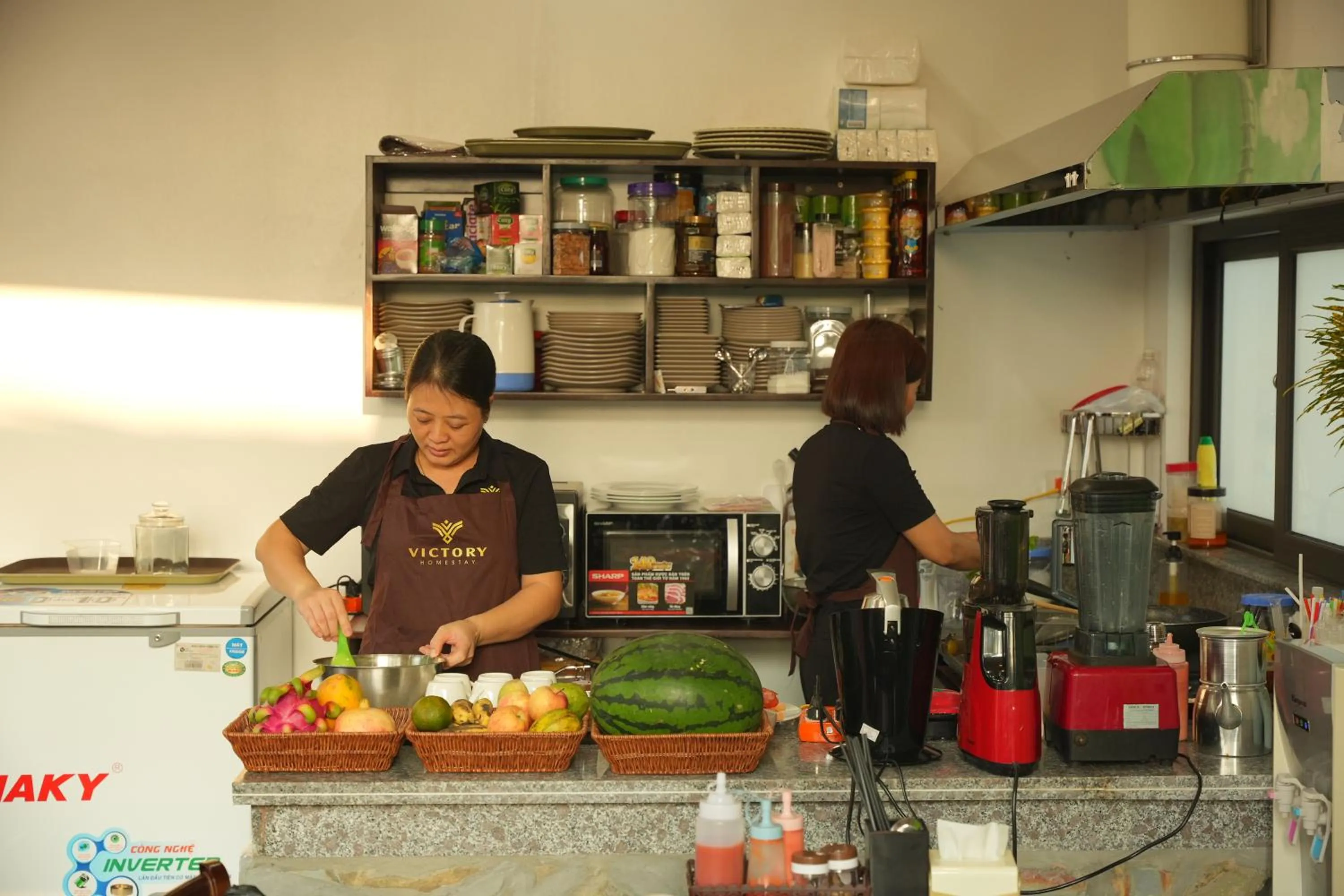 People in Victory Homestay