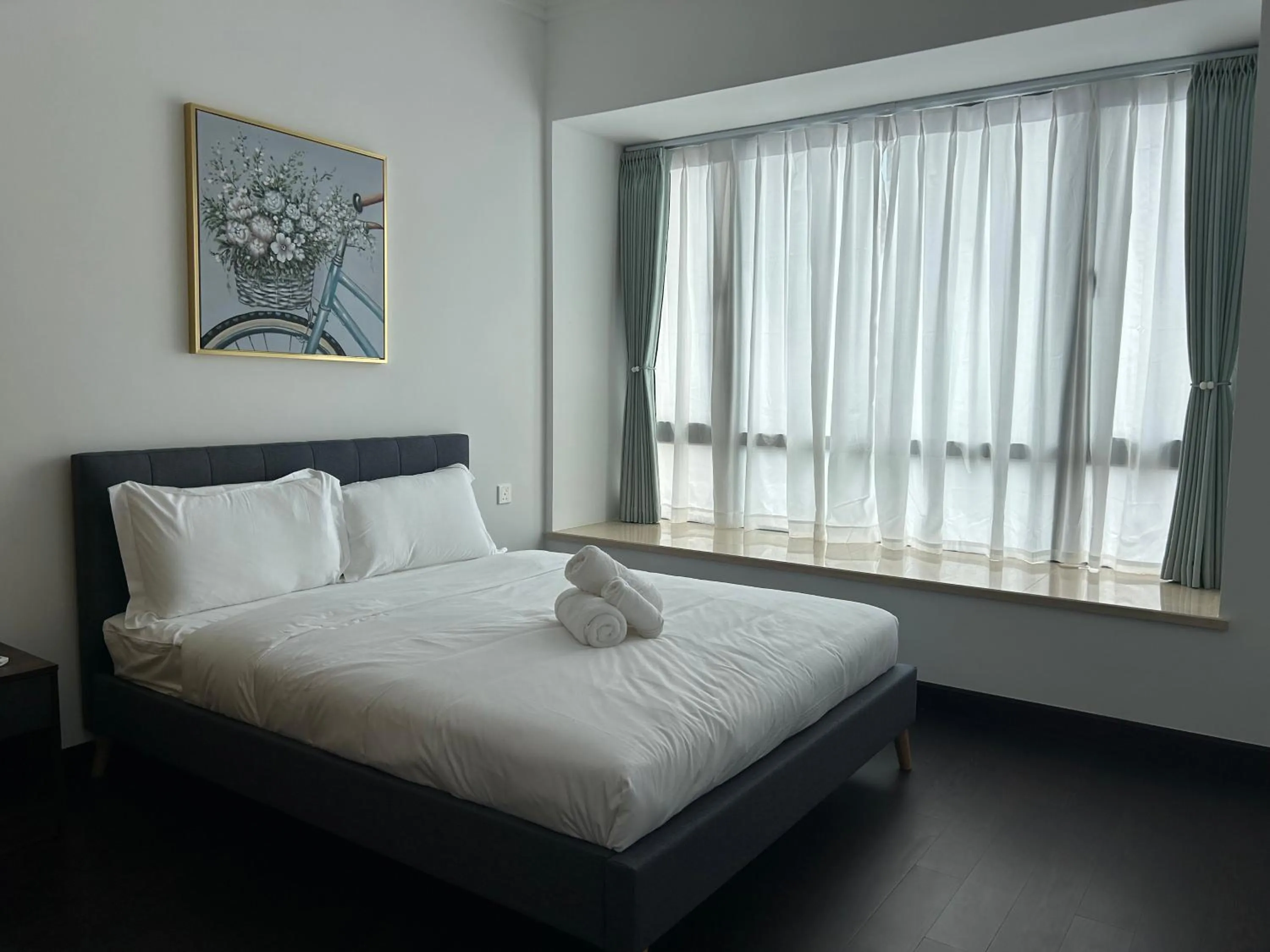 Bed in R&F Princess Cove Cozy&Boutique Homestay By Wan Li Property Management