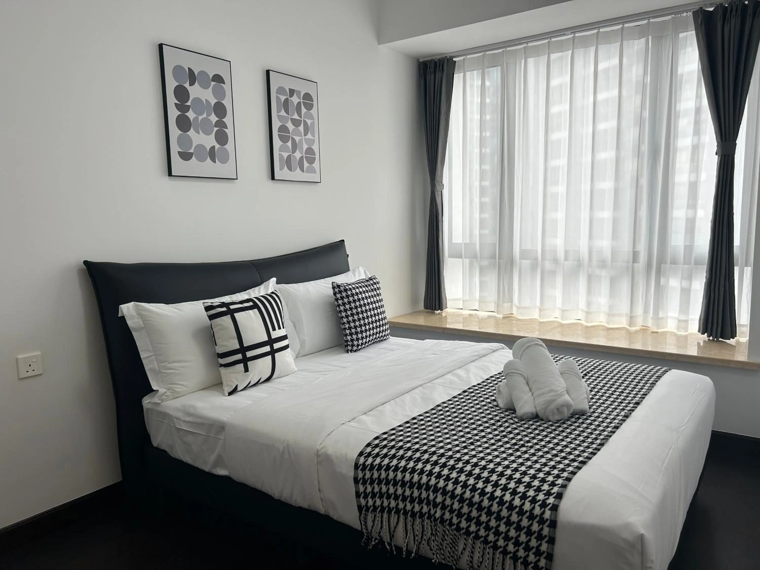 Bed in R&F Princess Cove Cozy&Boutique Homestay By Wan Li Property Management