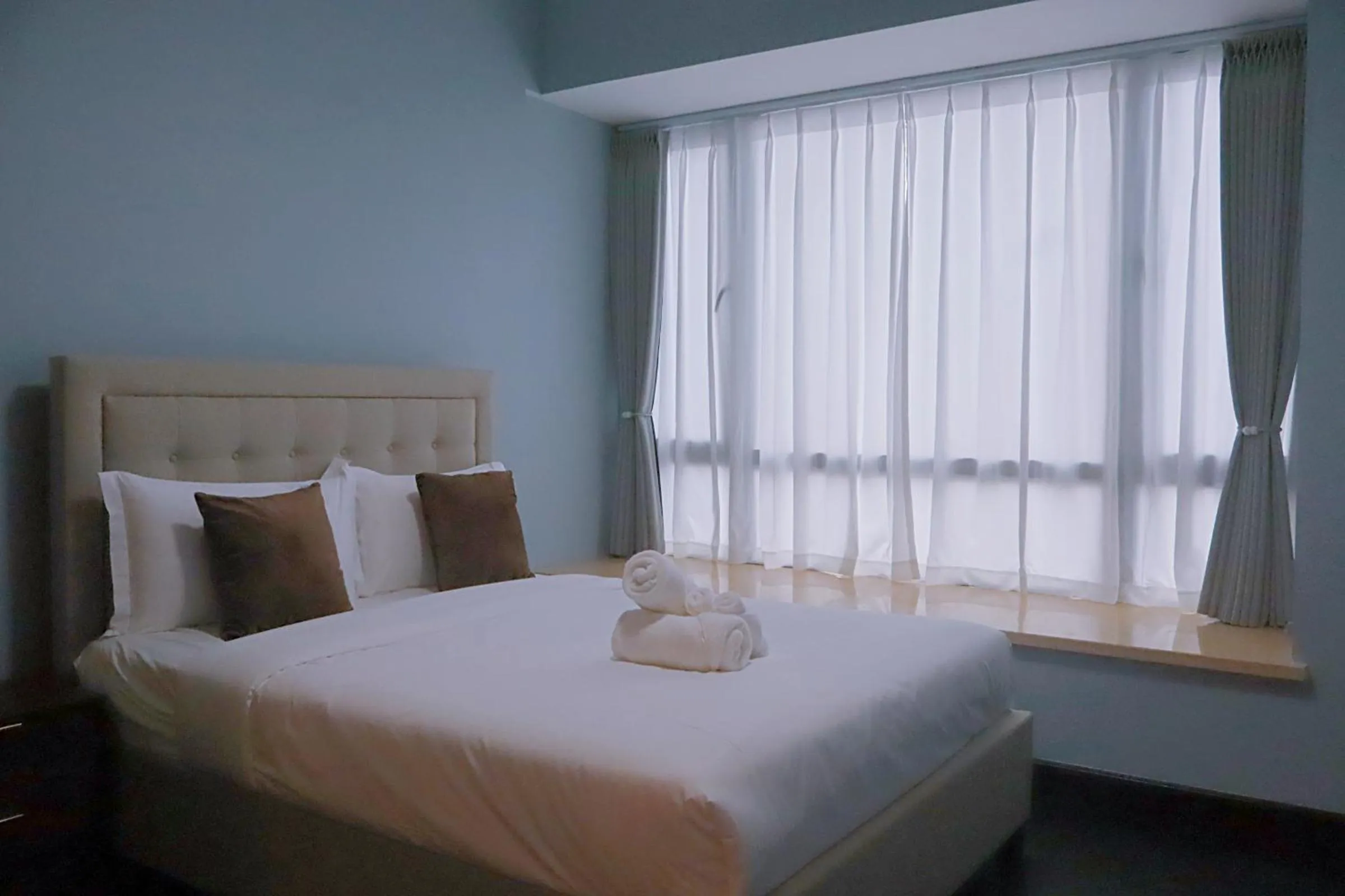 Bed in R&F Princess Cove Cozy&Boutique Homestay By Wan Li Property Management