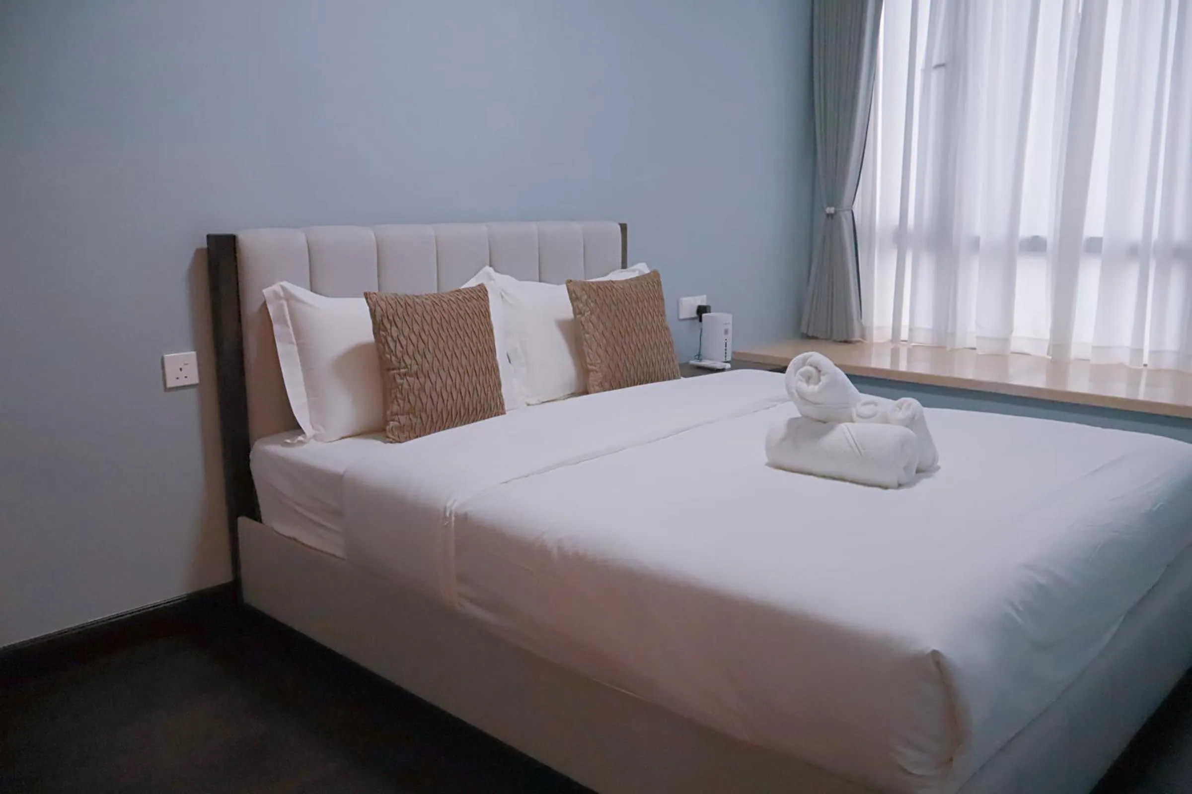 Bed in R&F Princess Cove Cozy&Boutique Homestay By Wan Li Property Management