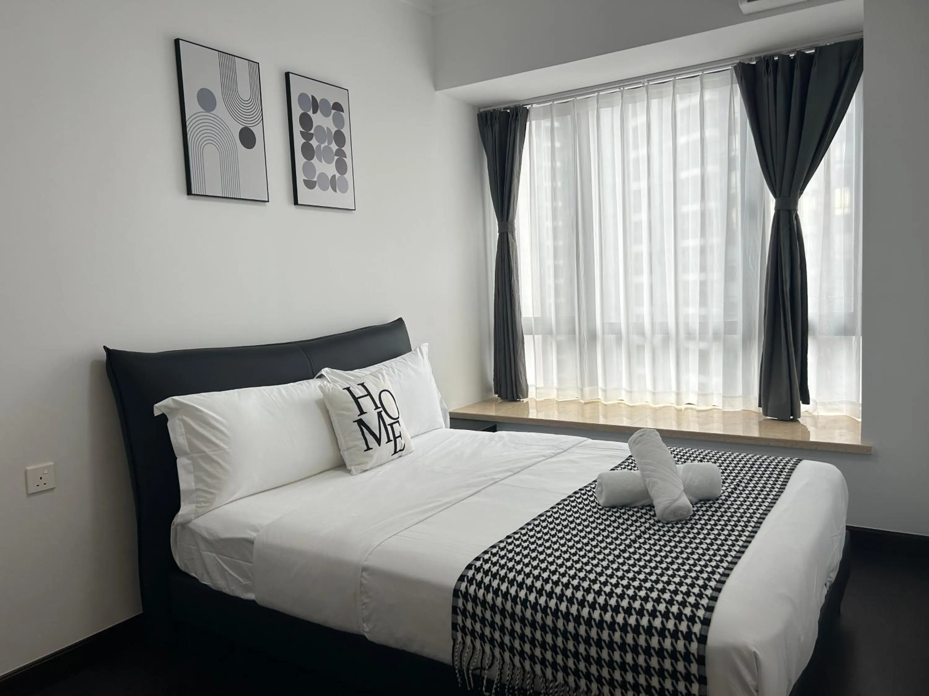 Bed in R&F Princess Cove Cozy&Boutique Homestay By Wan Li Property Management