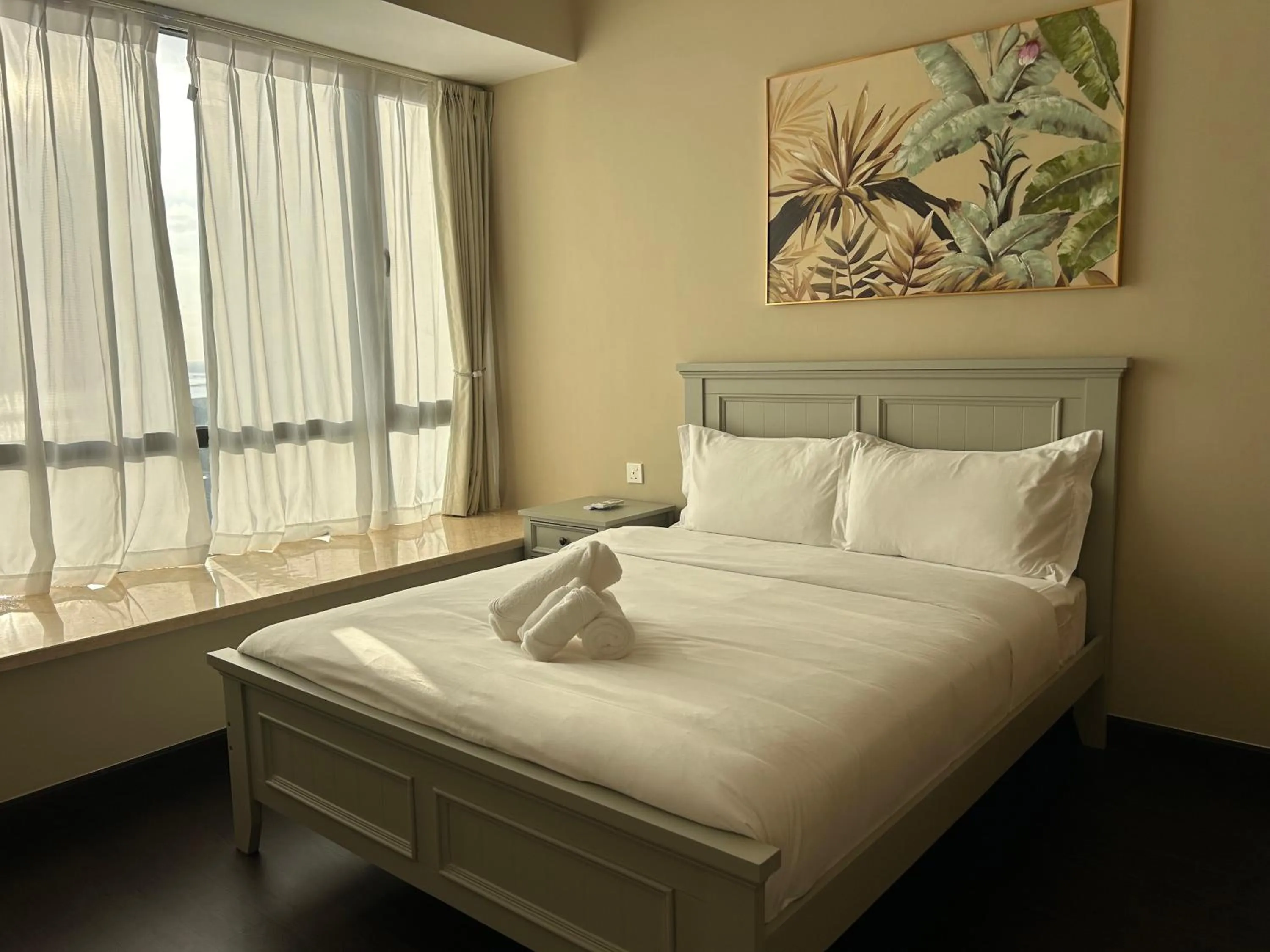 Bed in R&F Princess Cove Cozy&Boutique Homestay By Wan Li Property Management