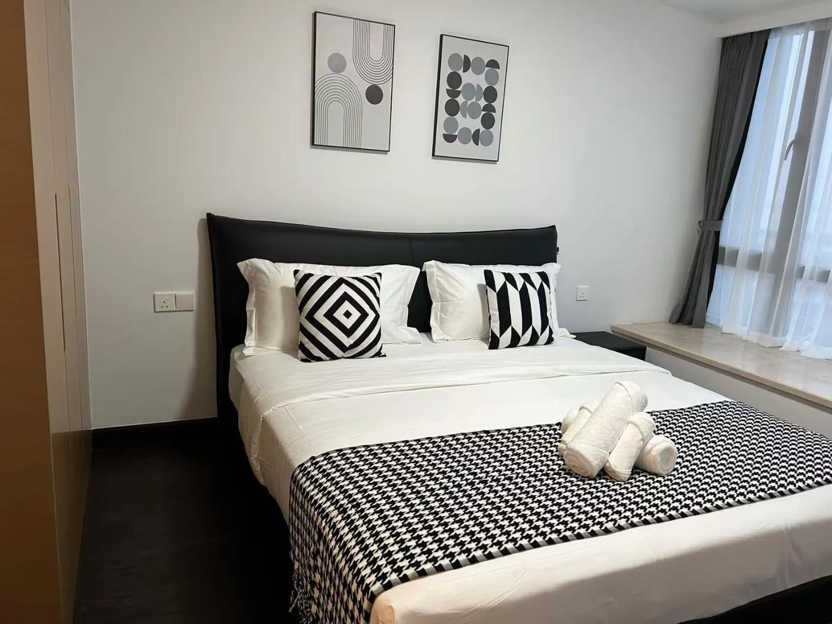 Bed in R&F Princess Cove Cozy&Boutique Homestay By Wan Li Property Management