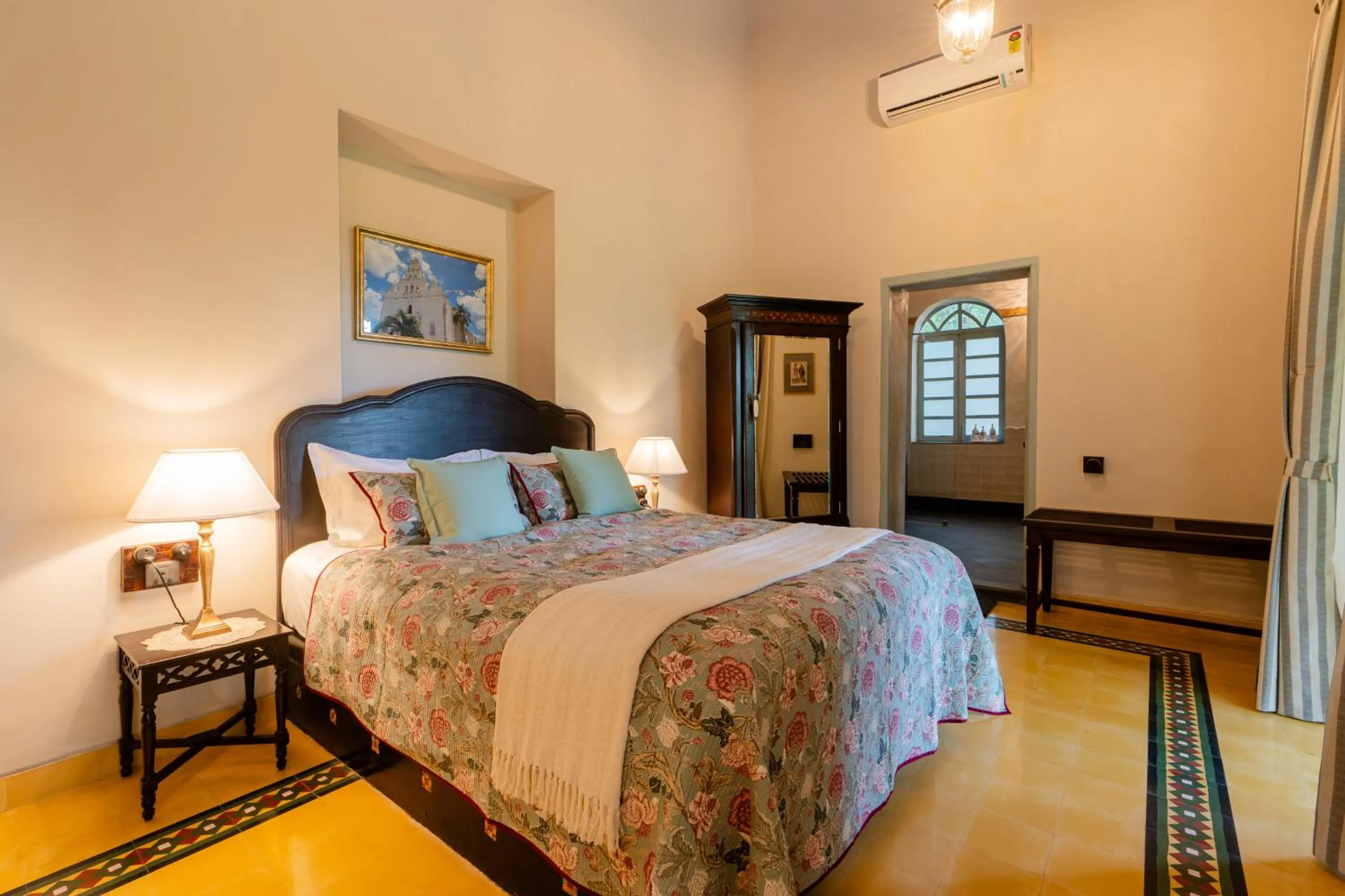 Bed in Mansao Curtorim - A CGH Earth SAHA Experience