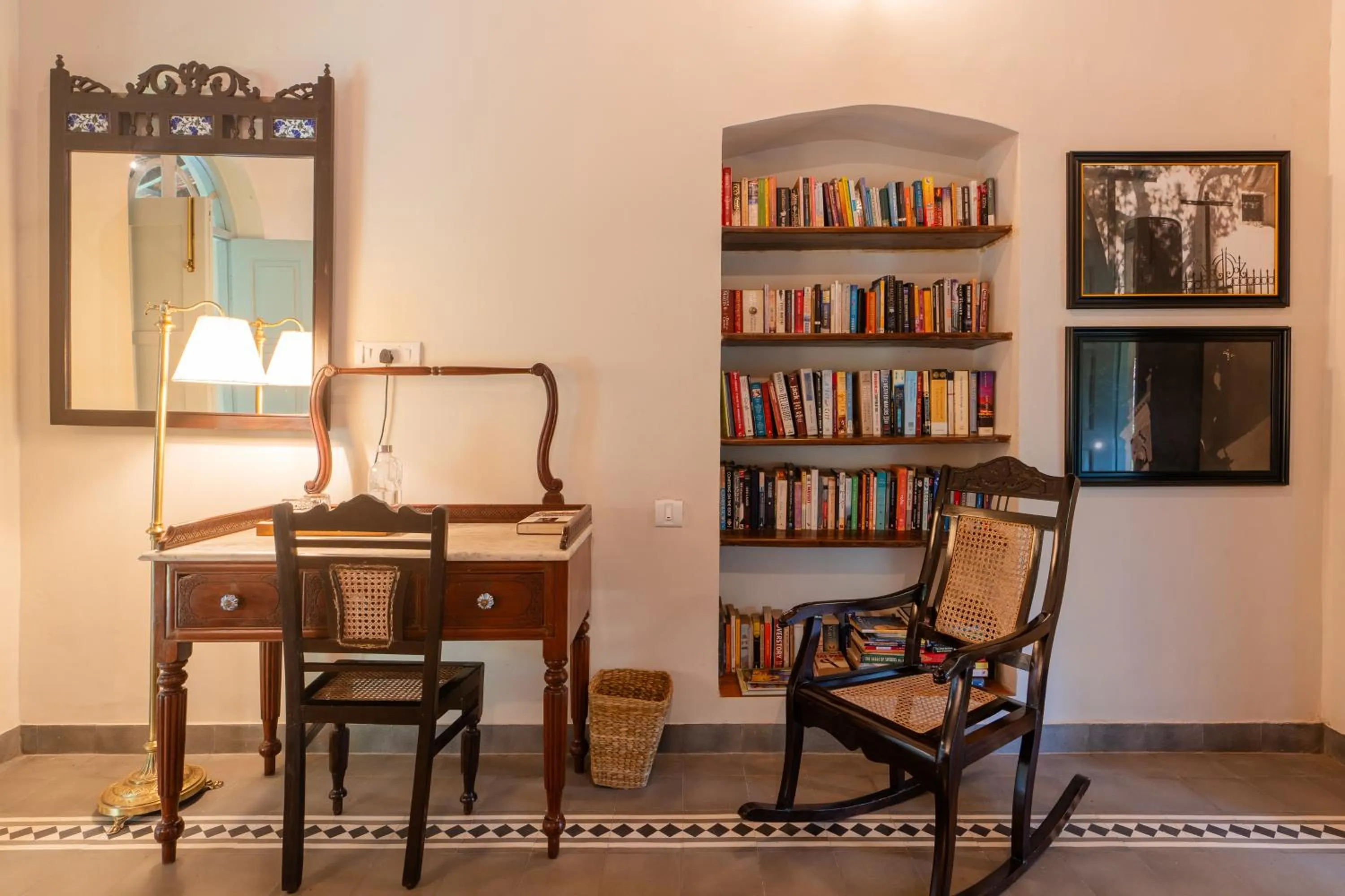 Library in Mansao Curtorim - A CGH Earth SAHA Experience