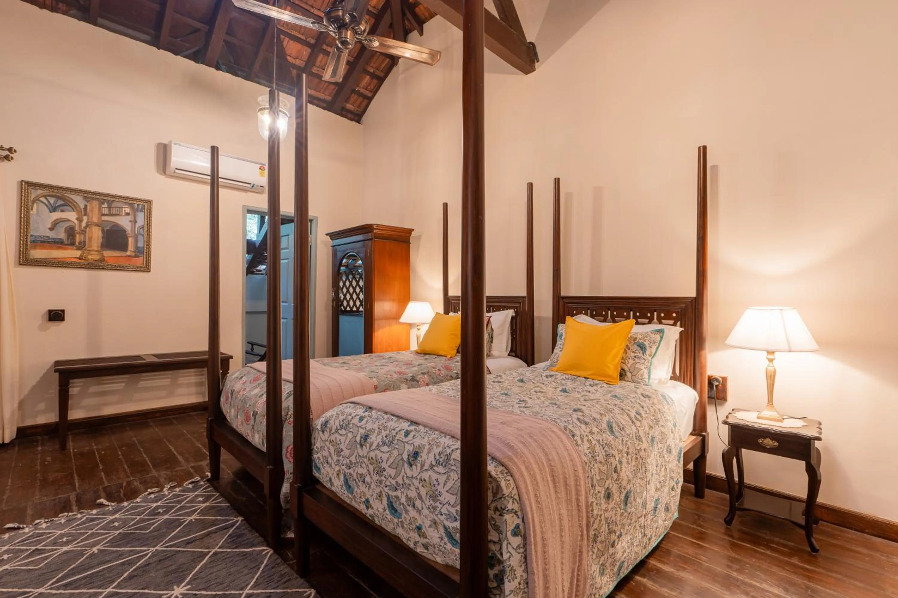 Bed in Mansao Curtorim - A CGH Earth SAHA Experience