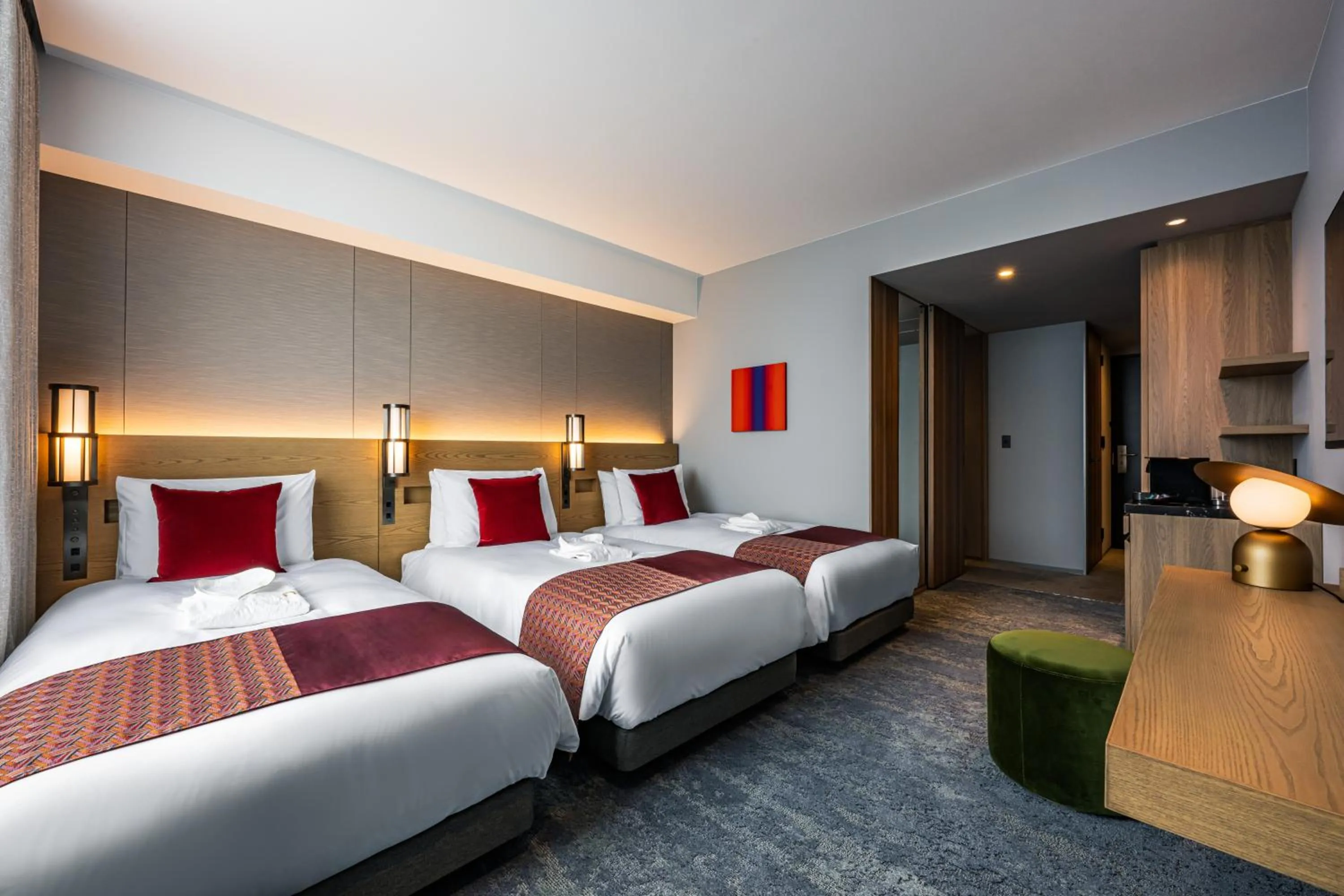 Photo of the whole room, Bed in The Gate Hotel Fukuoka by Hulic