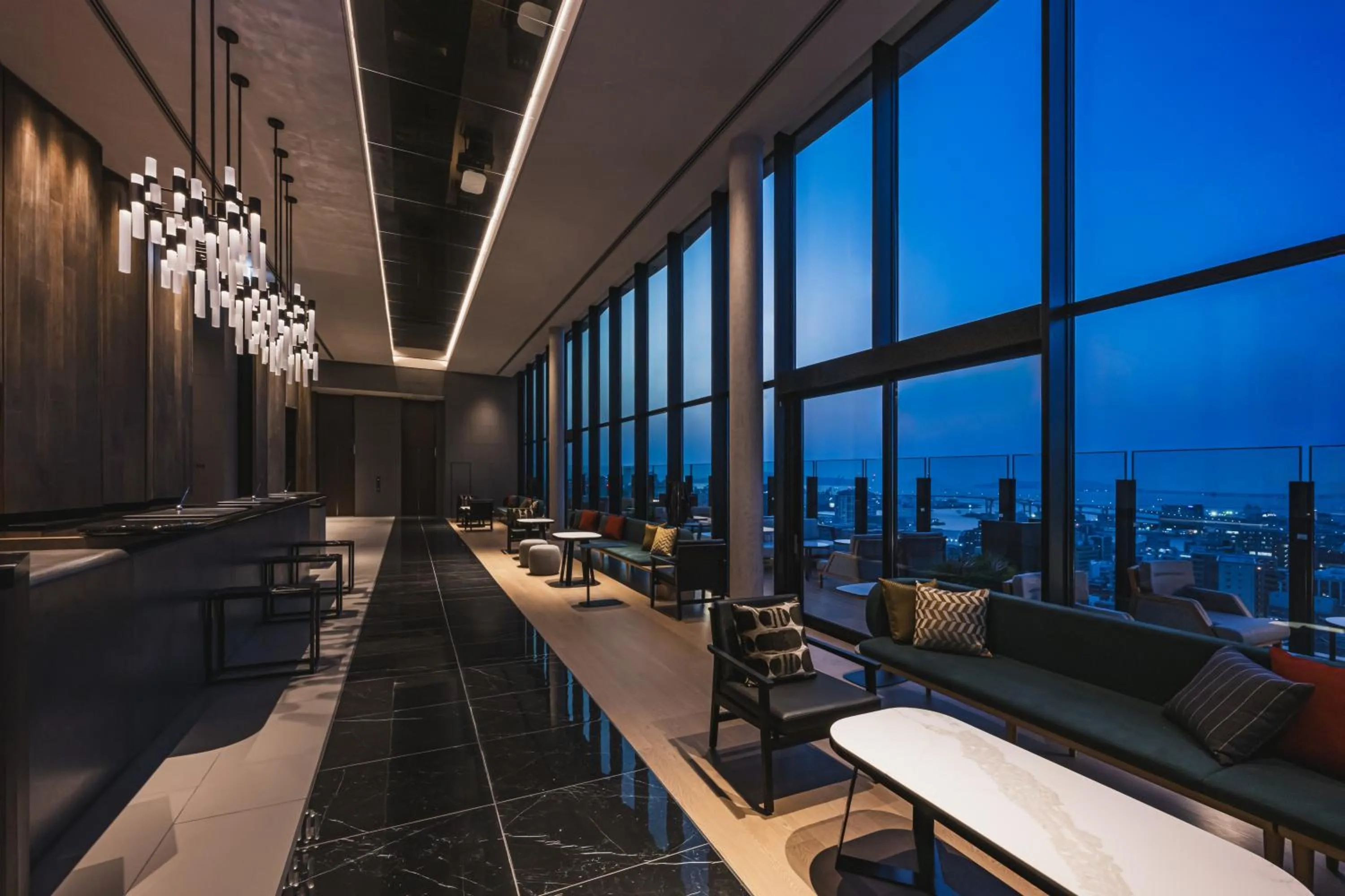 Lobby or reception in The Gate Hotel Fukuoka by Hulic