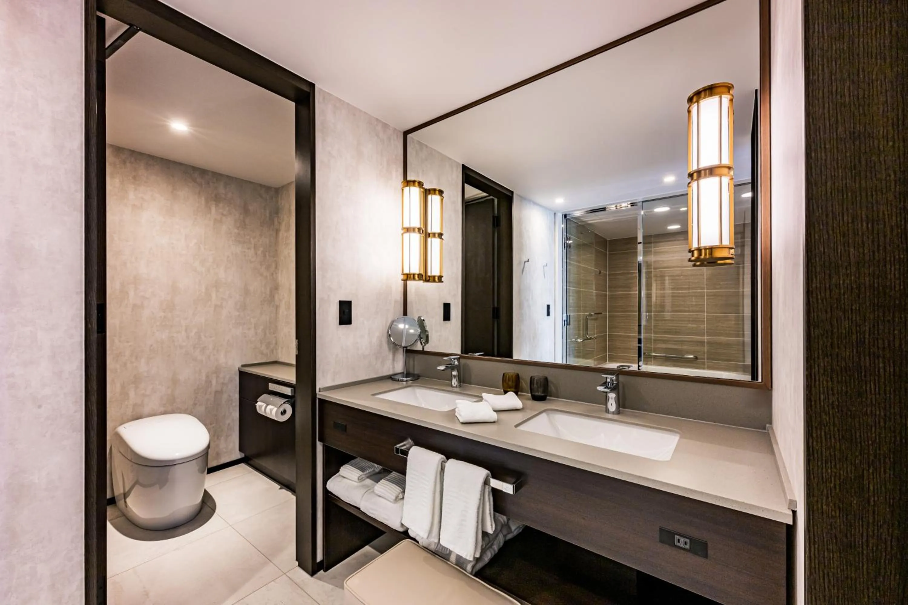 Bathroom in The Gate Hotel Fukuoka by Hulic