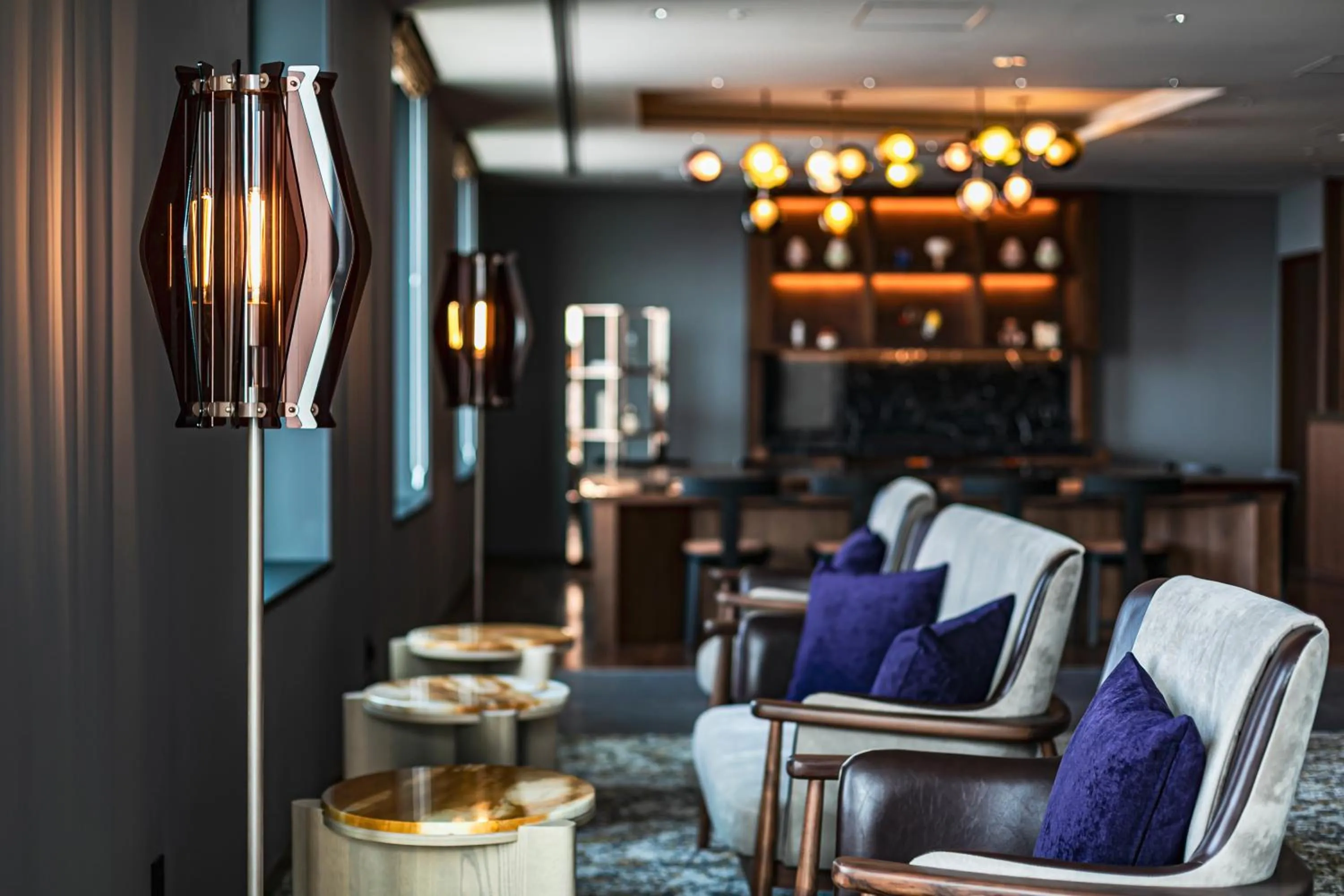 Lounge or bar in The Gate Hotel Fukuoka by Hulic