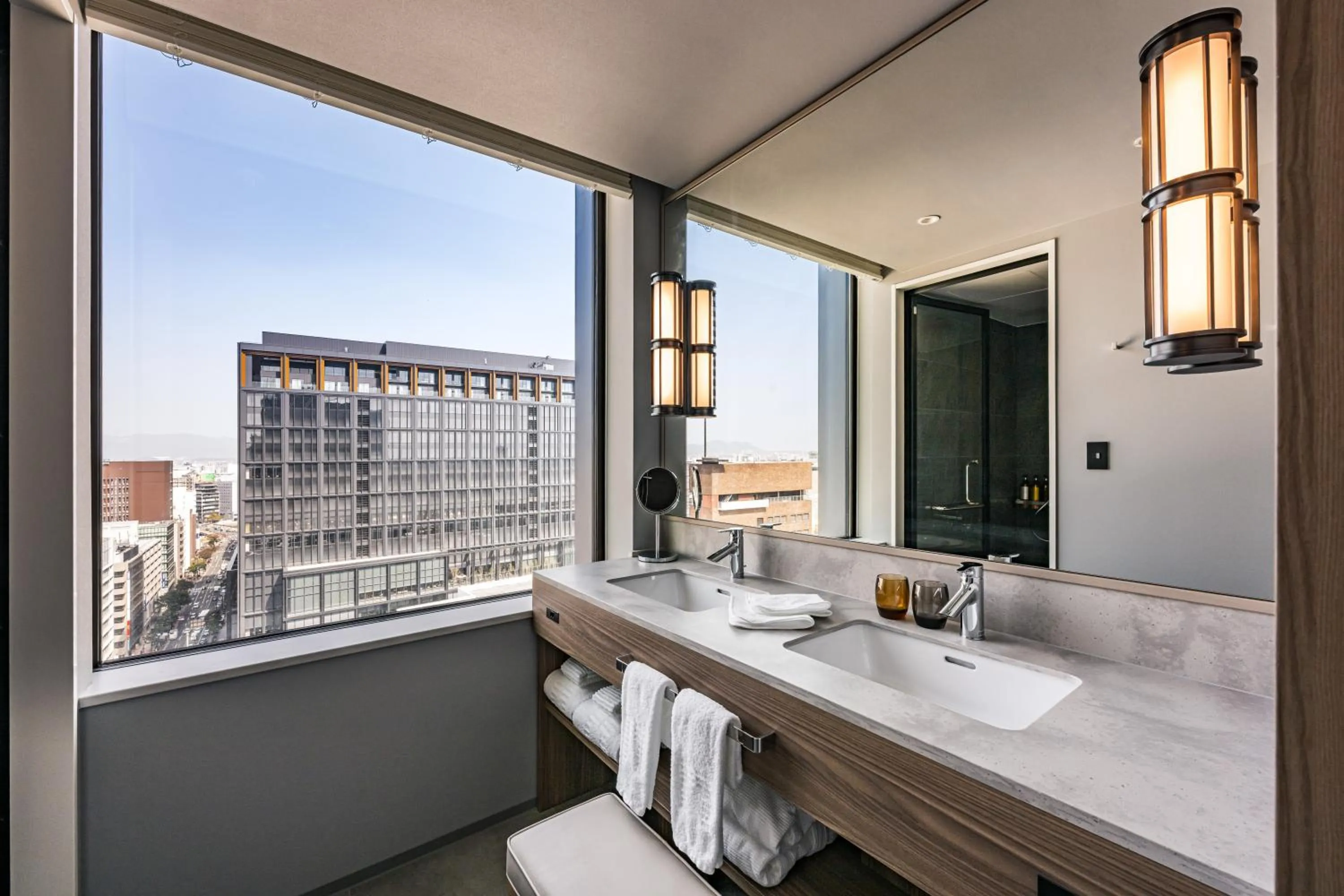 Bathroom in The Gate Hotel Fukuoka by Hulic