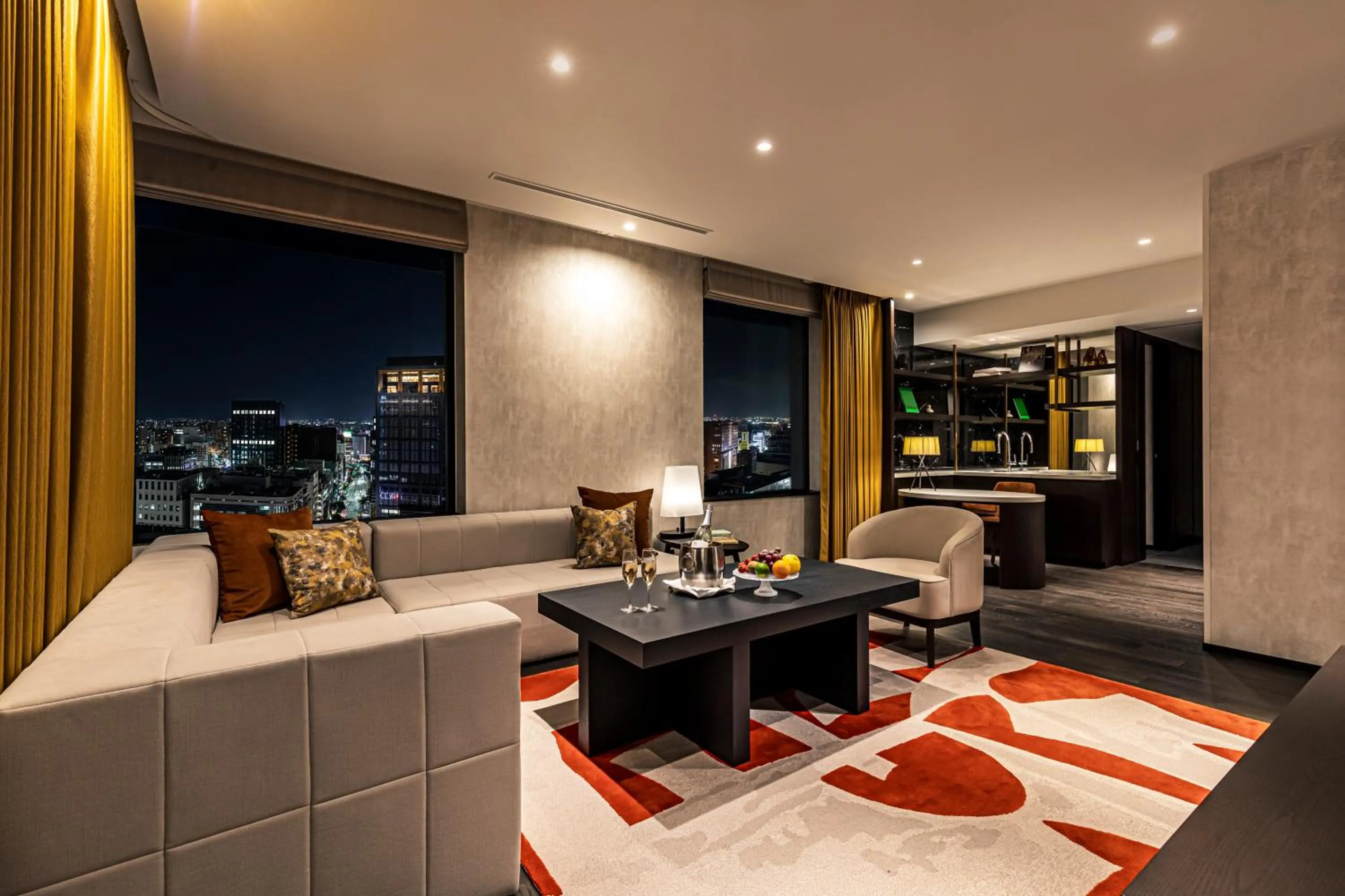 Night in The Gate Hotel Fukuoka by Hulic