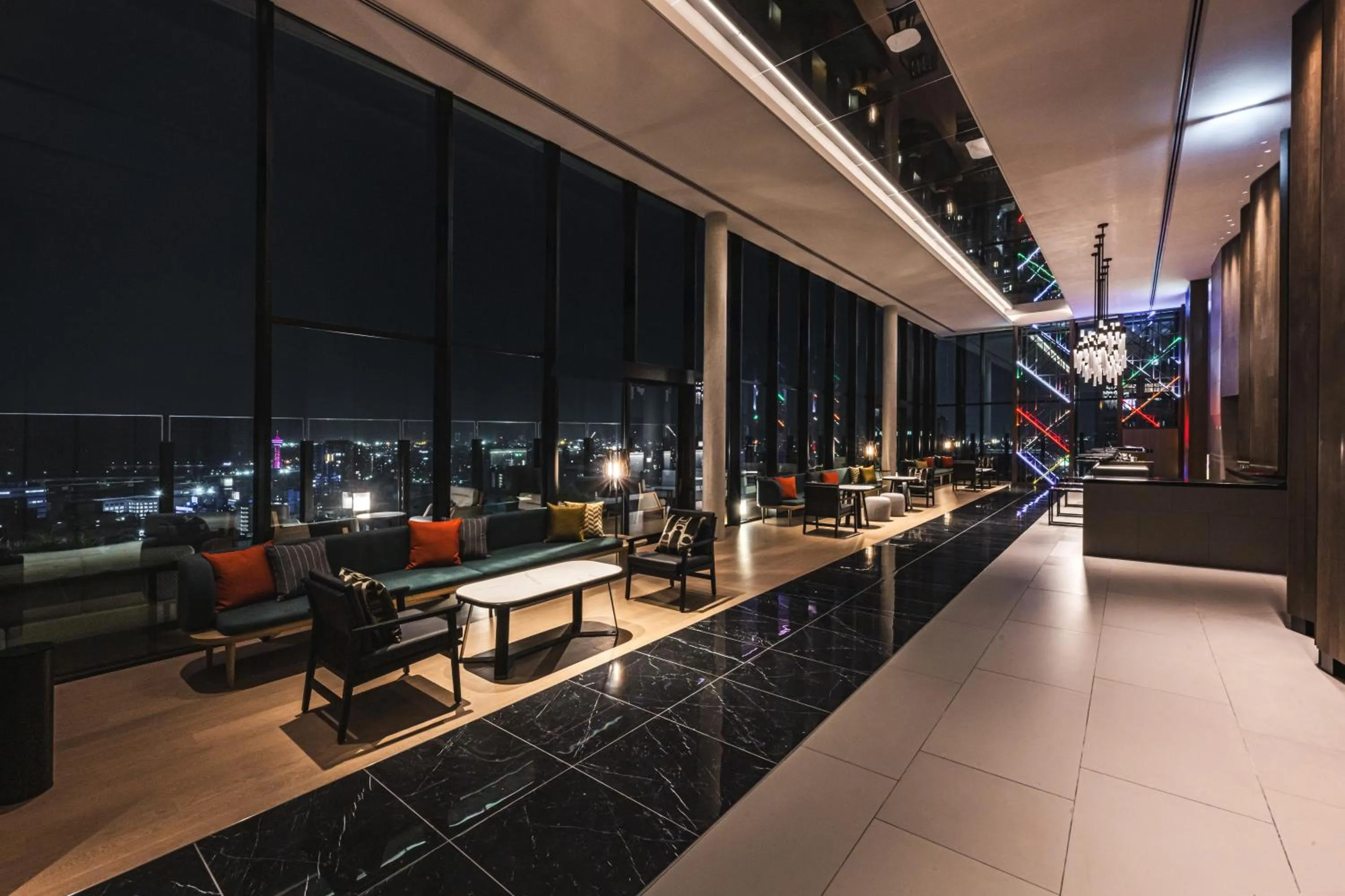 Lobby or reception in The Gate Hotel Fukuoka by Hulic