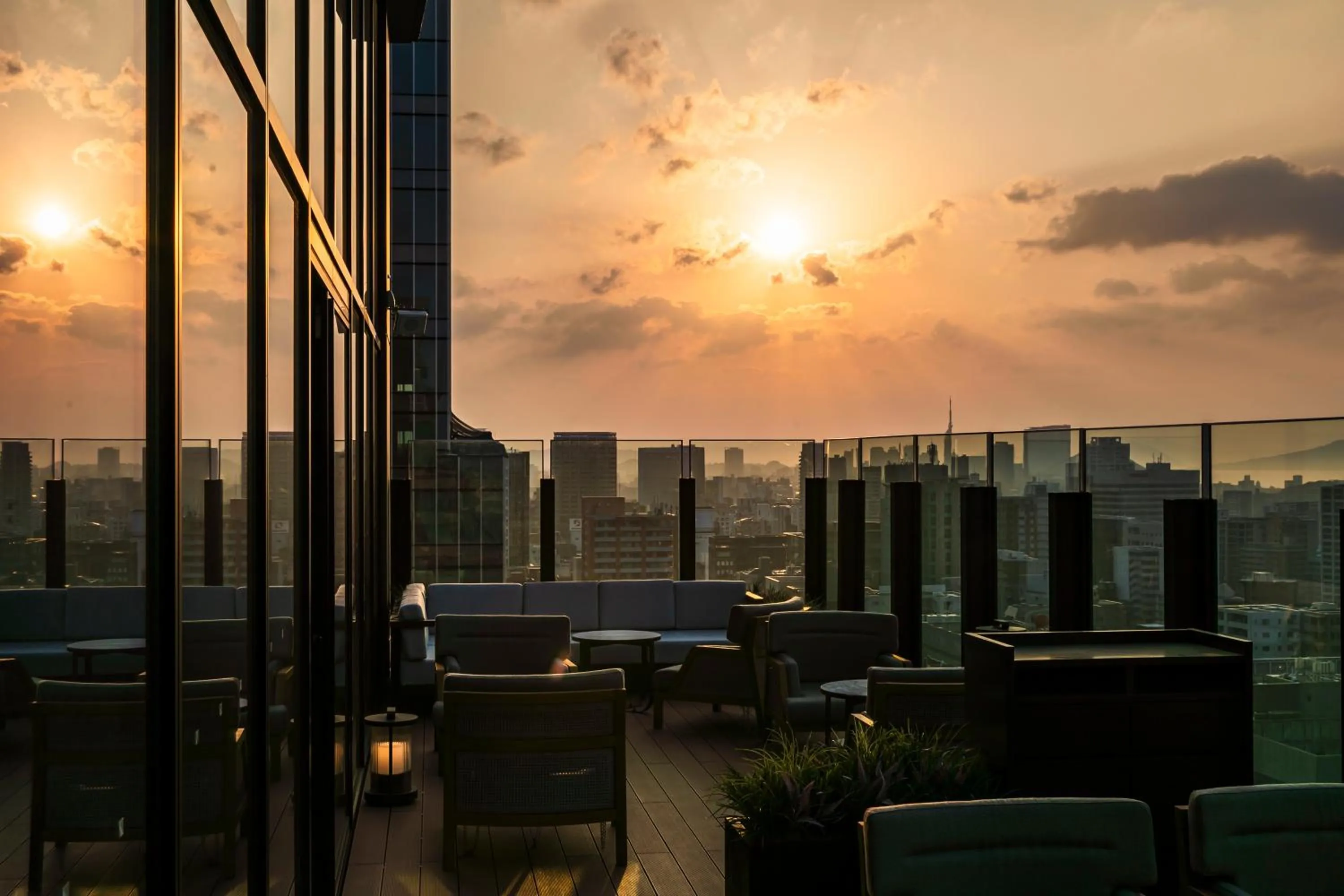 Balcony/Terrace in The Gate Hotel Fukuoka by Hulic