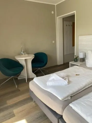 Bed in Pension Haus Meeresgruss