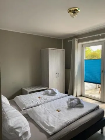Bed in Pension Haus Meeresgruss
