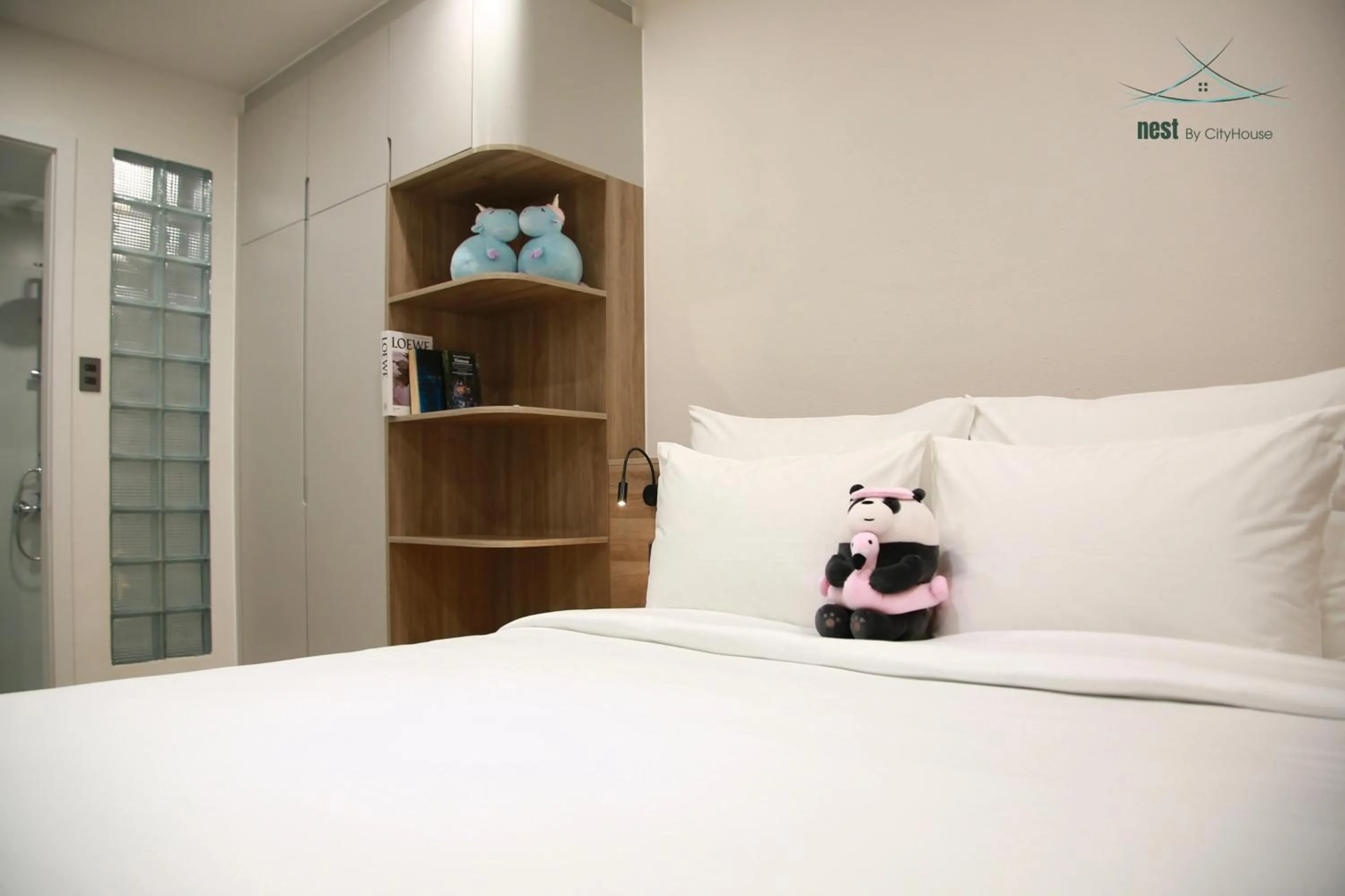 Bed in Cityhouse - Nest Minh Khai