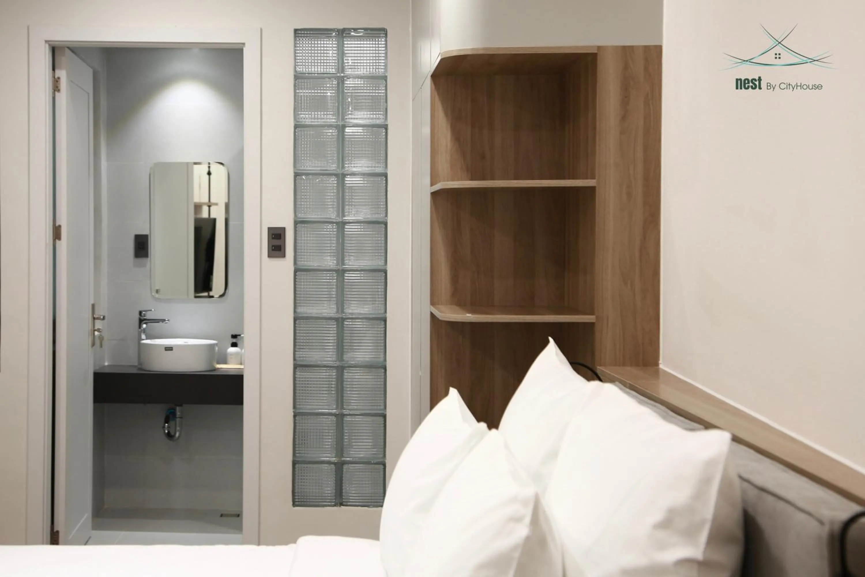 Bed in Cityhouse - Nest Minh Khai