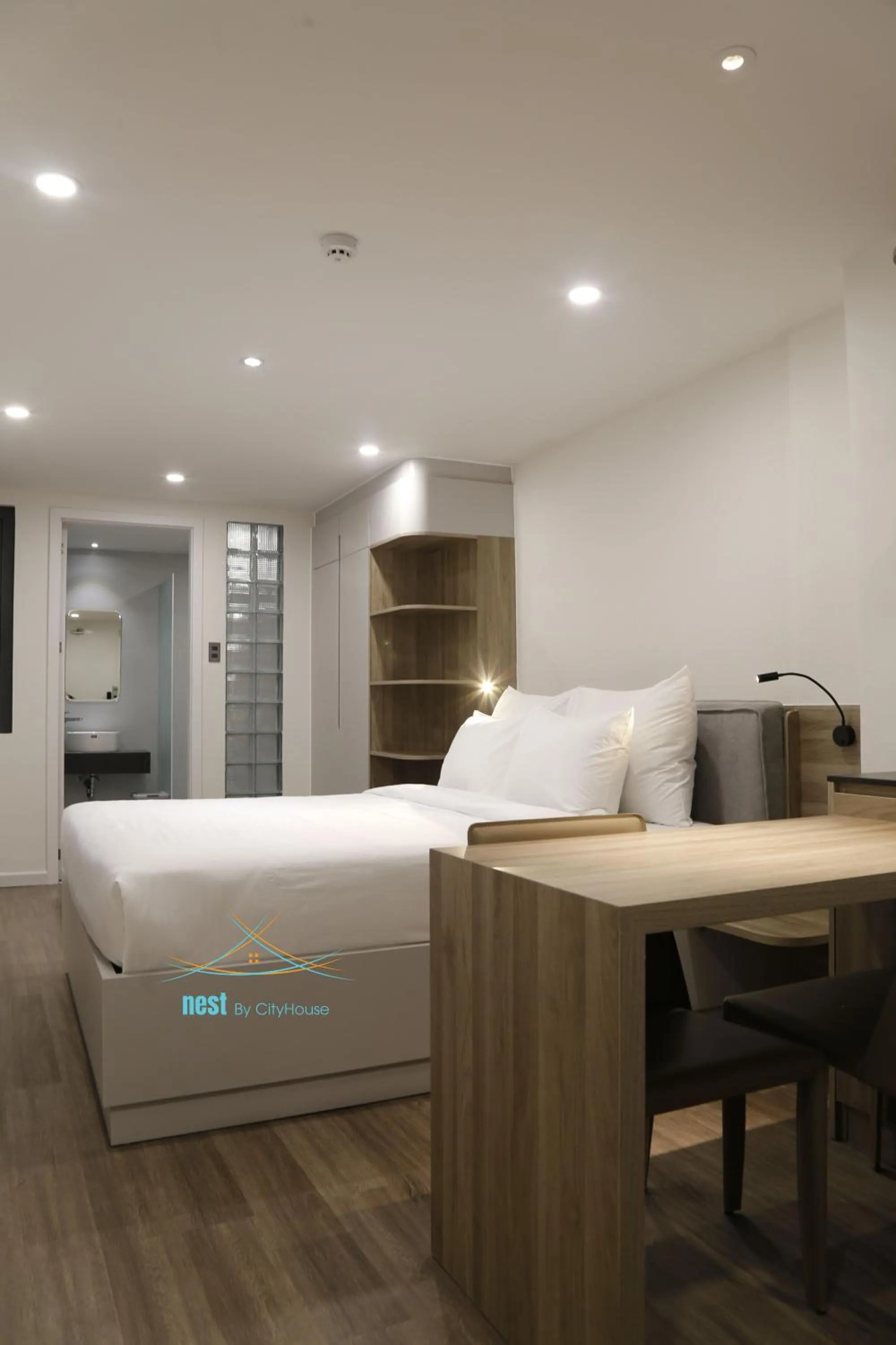 Bed in Cityhouse - Nest Minh Khai