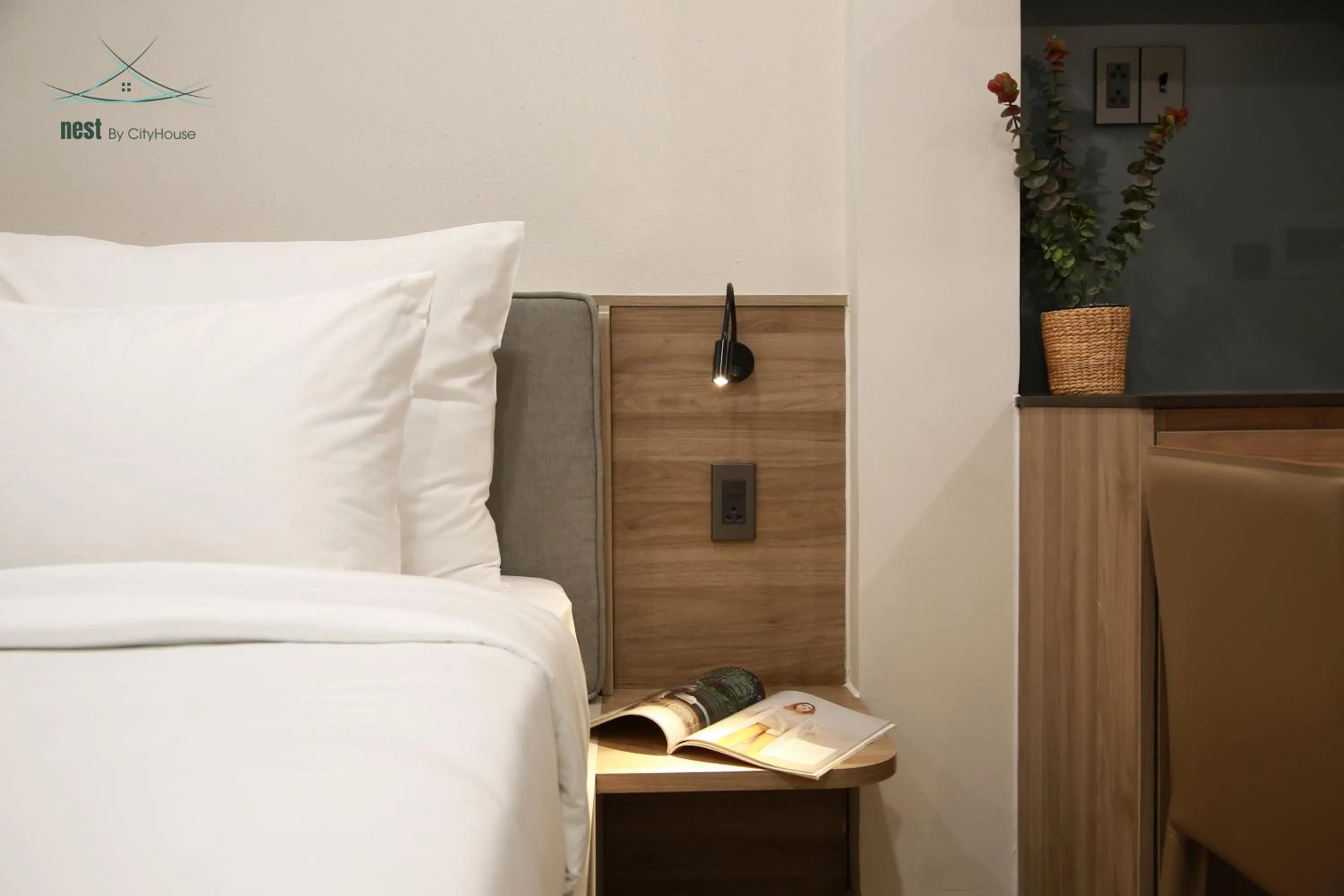 Bed in Cityhouse - Nest Minh Khai