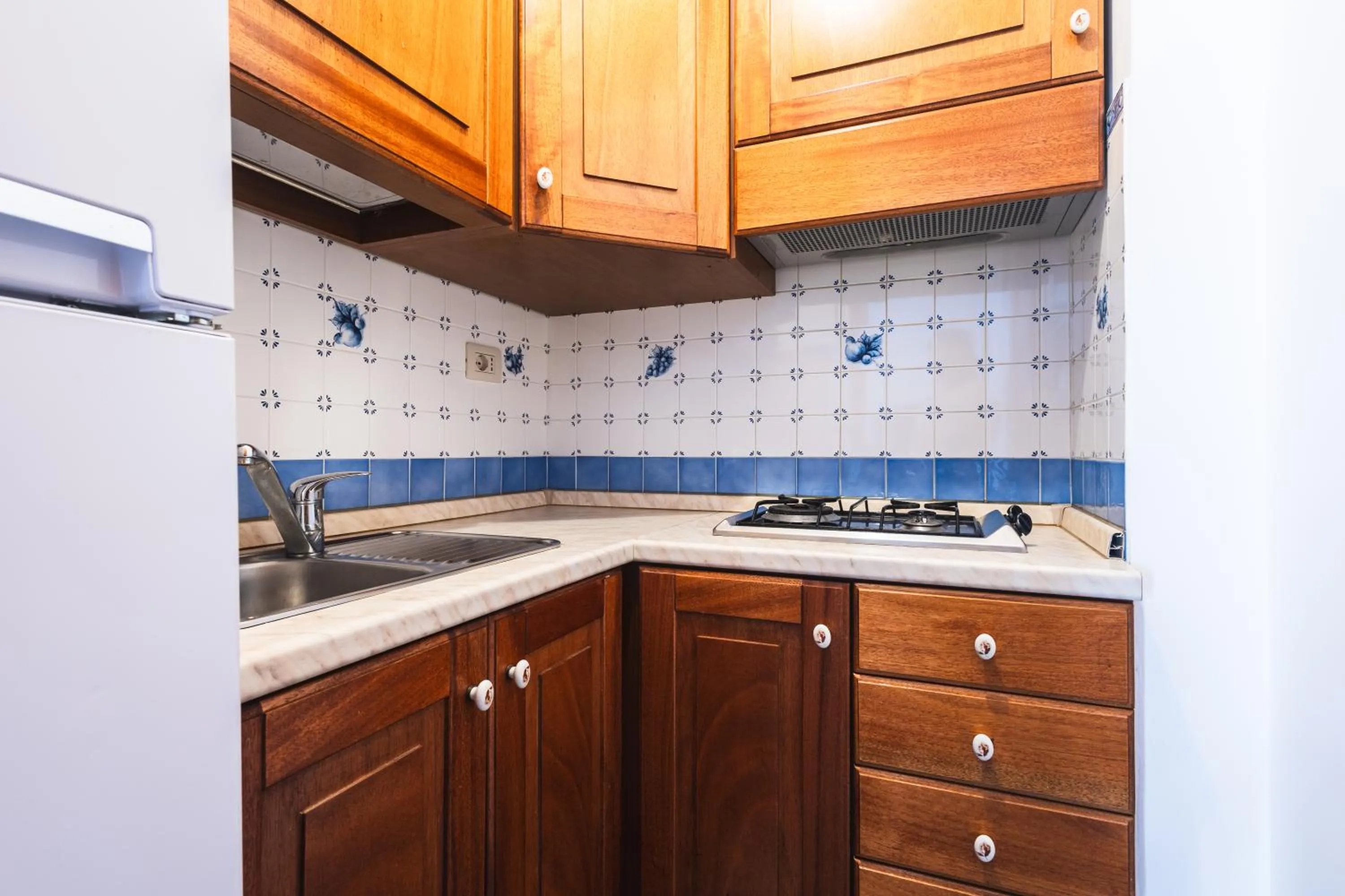 Kitchen or kitchenette in Hotel Residence La Villetta