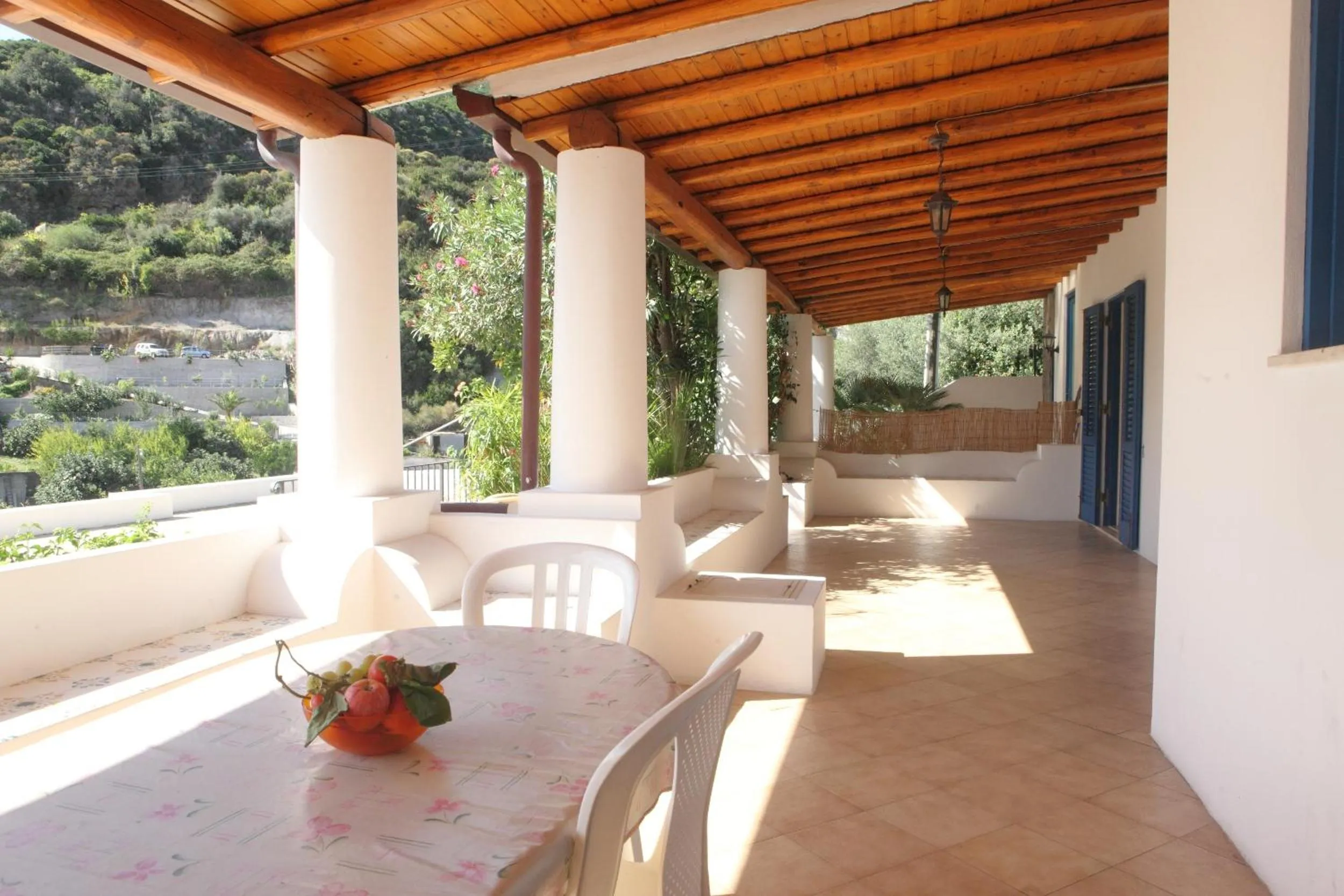Patio in Hotel Residence La Villetta