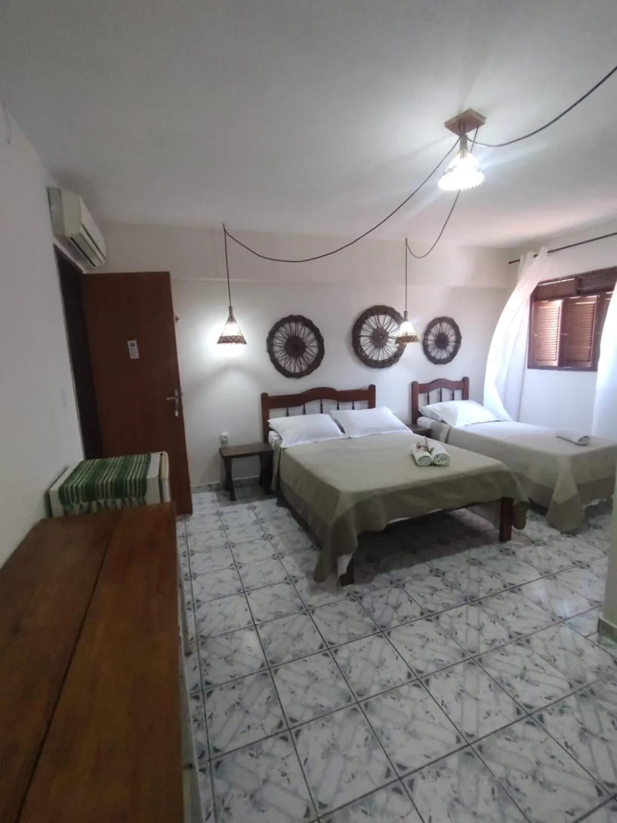 Bed in Pousada Mar e Sol